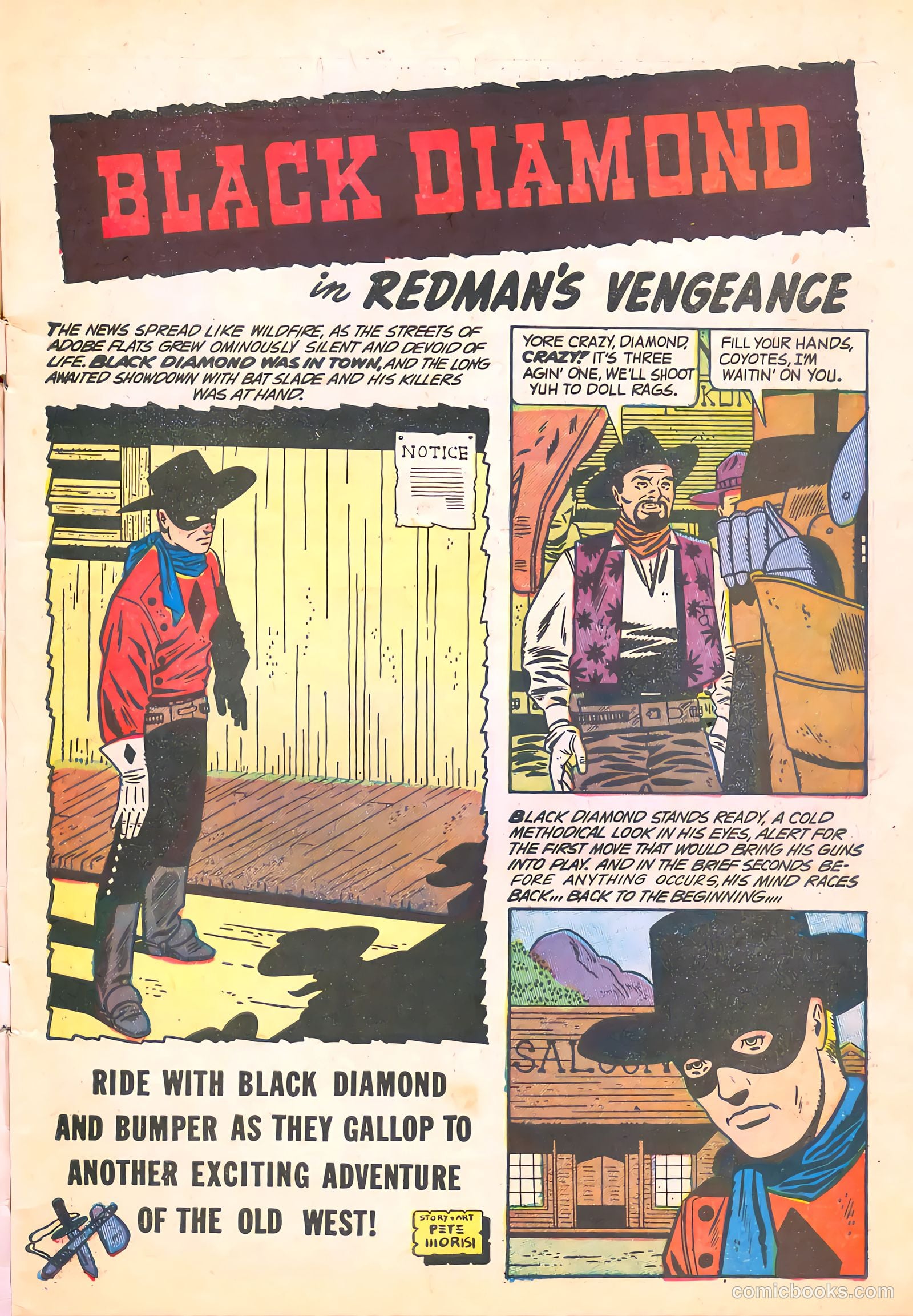 Black Diamond Western #55 (1955) — page 3 of 36