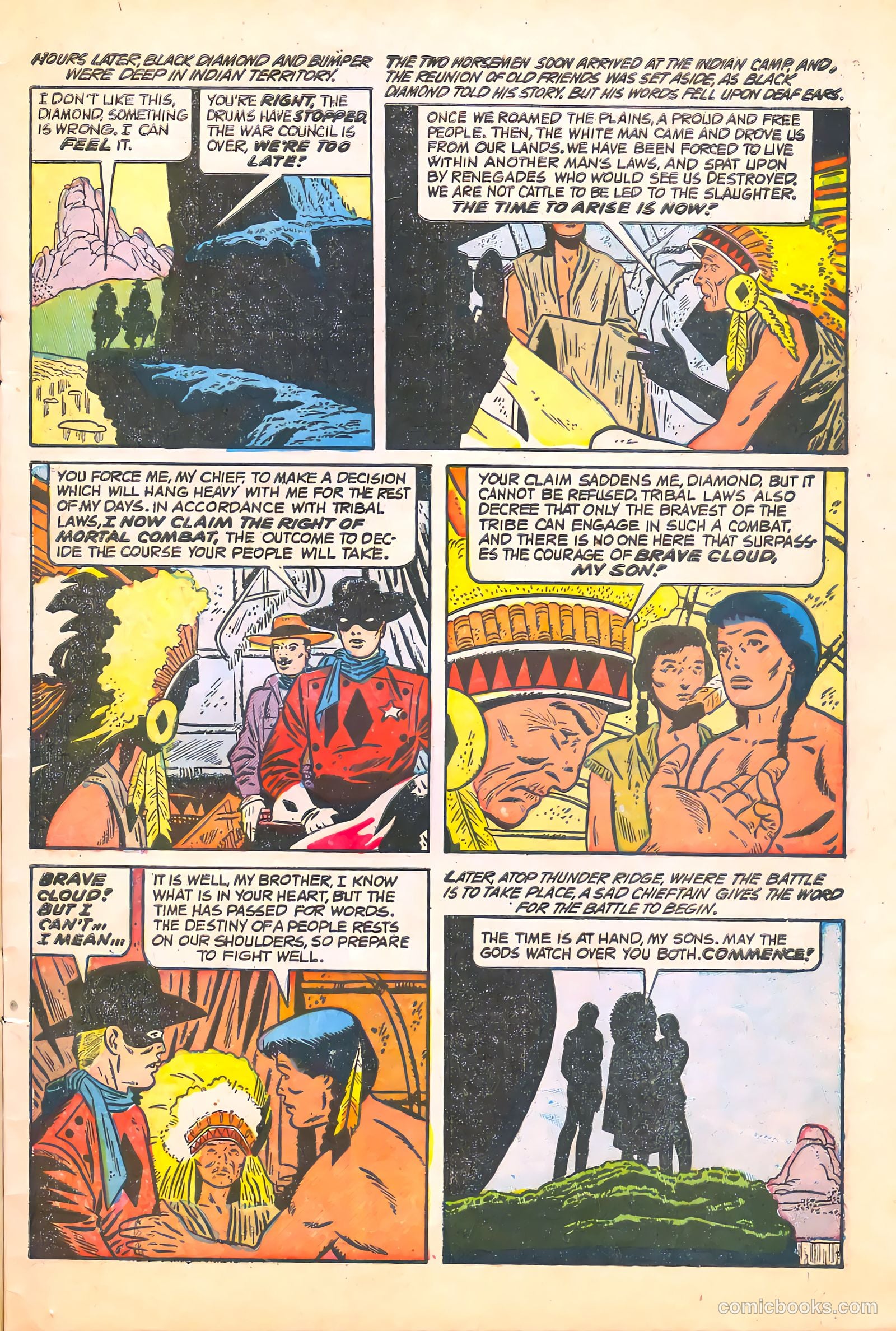 Black Diamond Western #55 (1955) — page 5 of 36