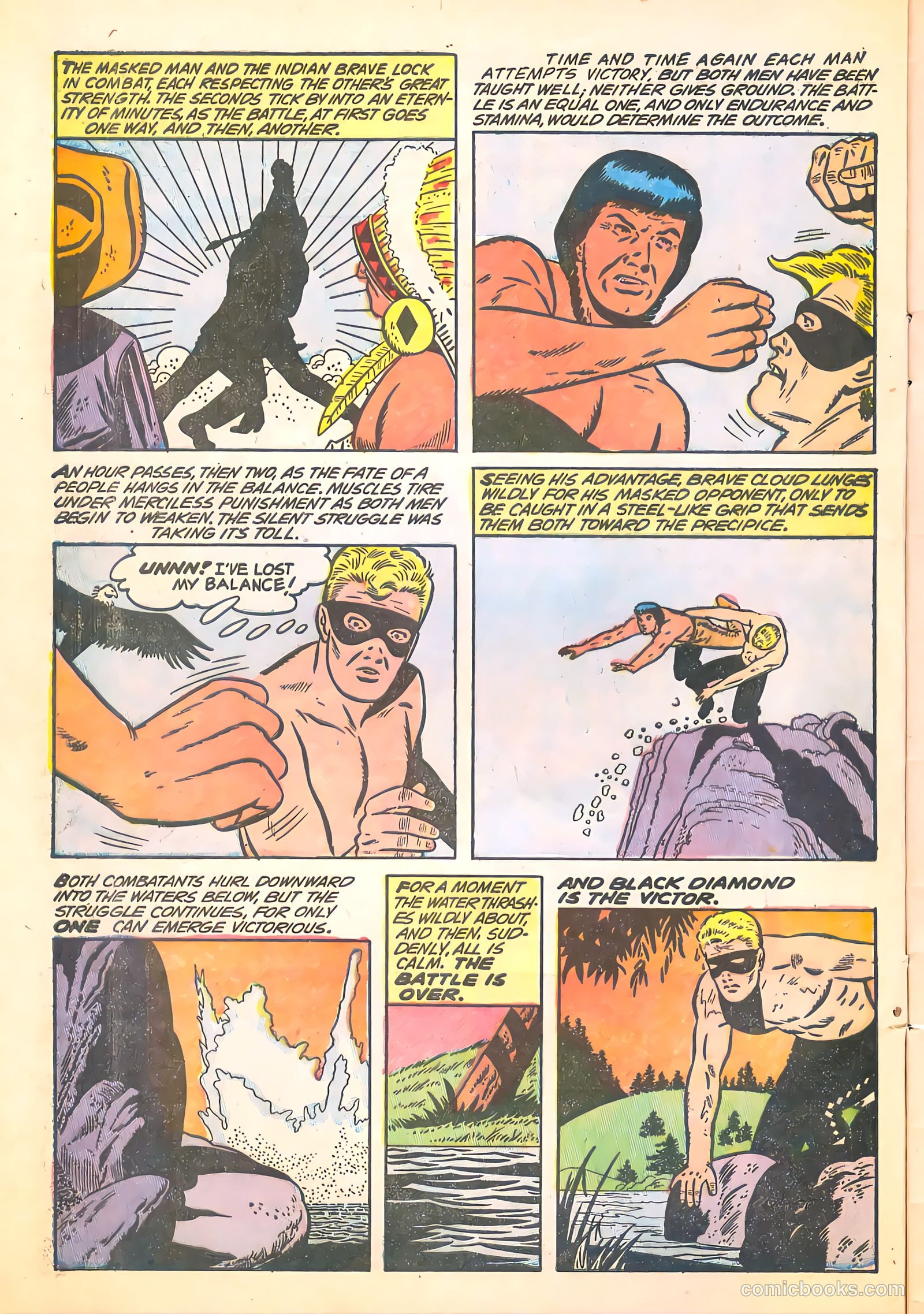 Black Diamond Western #55 (1955) — page 6 of 36
