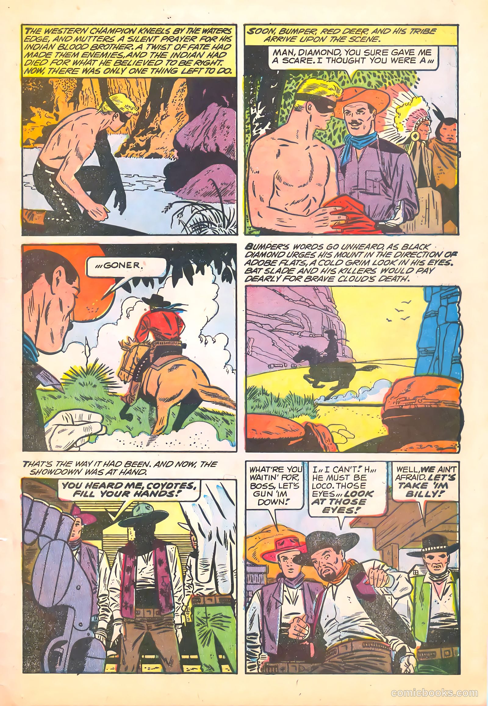 Black Diamond Western #55 (1955) — page 7 of 36