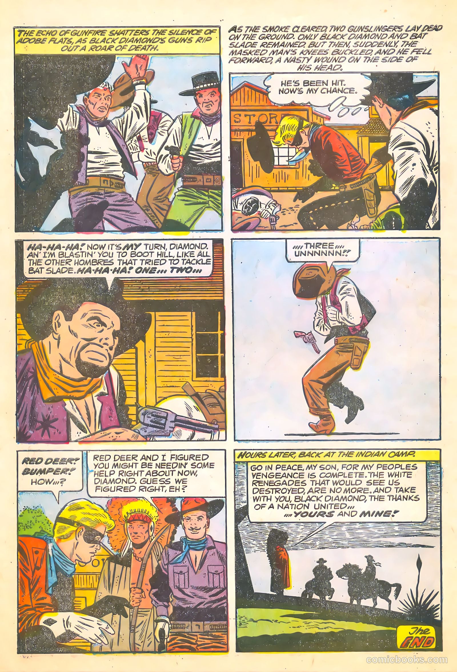 Black Diamond Western #55 (1955) — page 8 of 36
