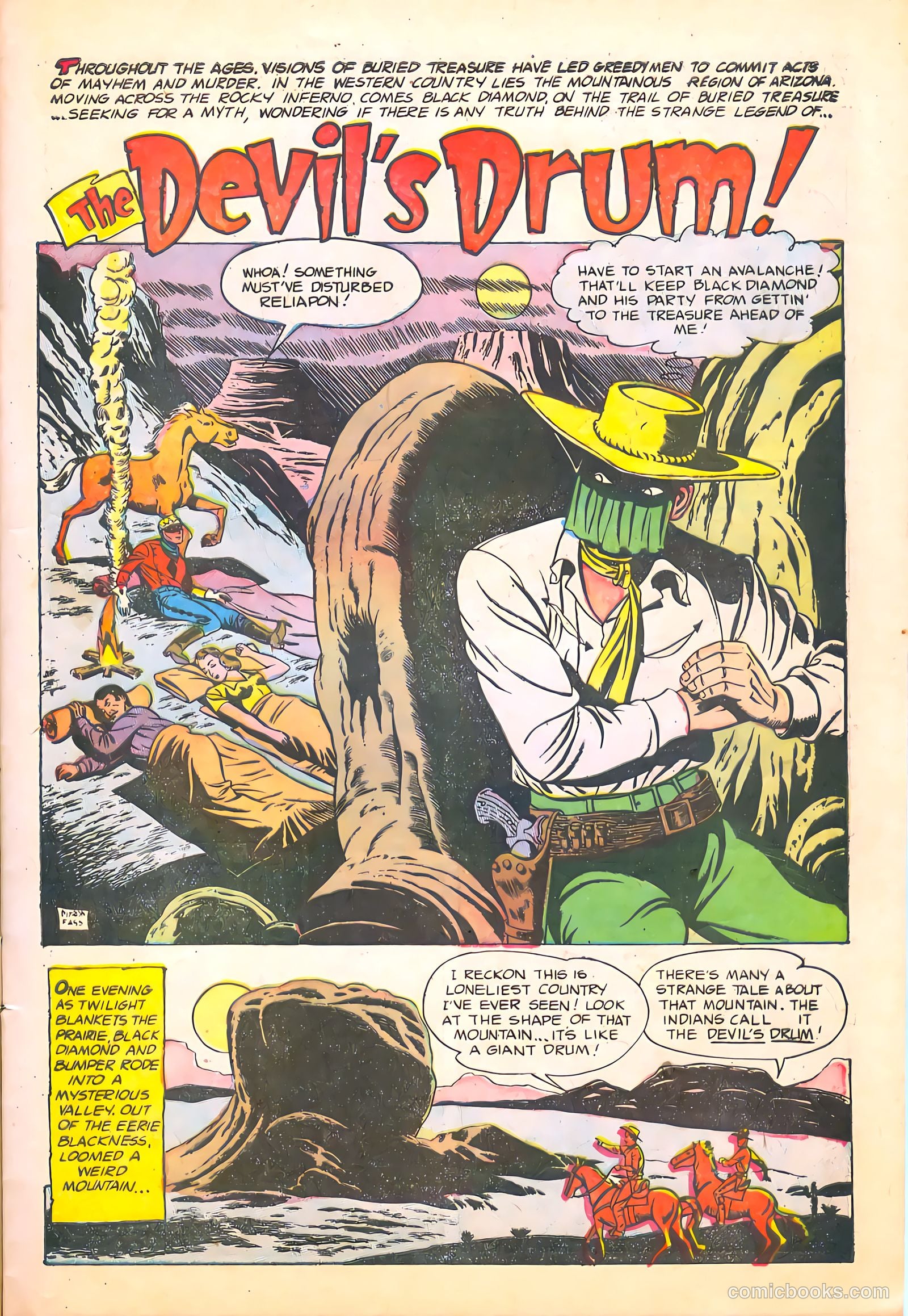 Black Diamond Western #55 (1955) — page 9 of 36