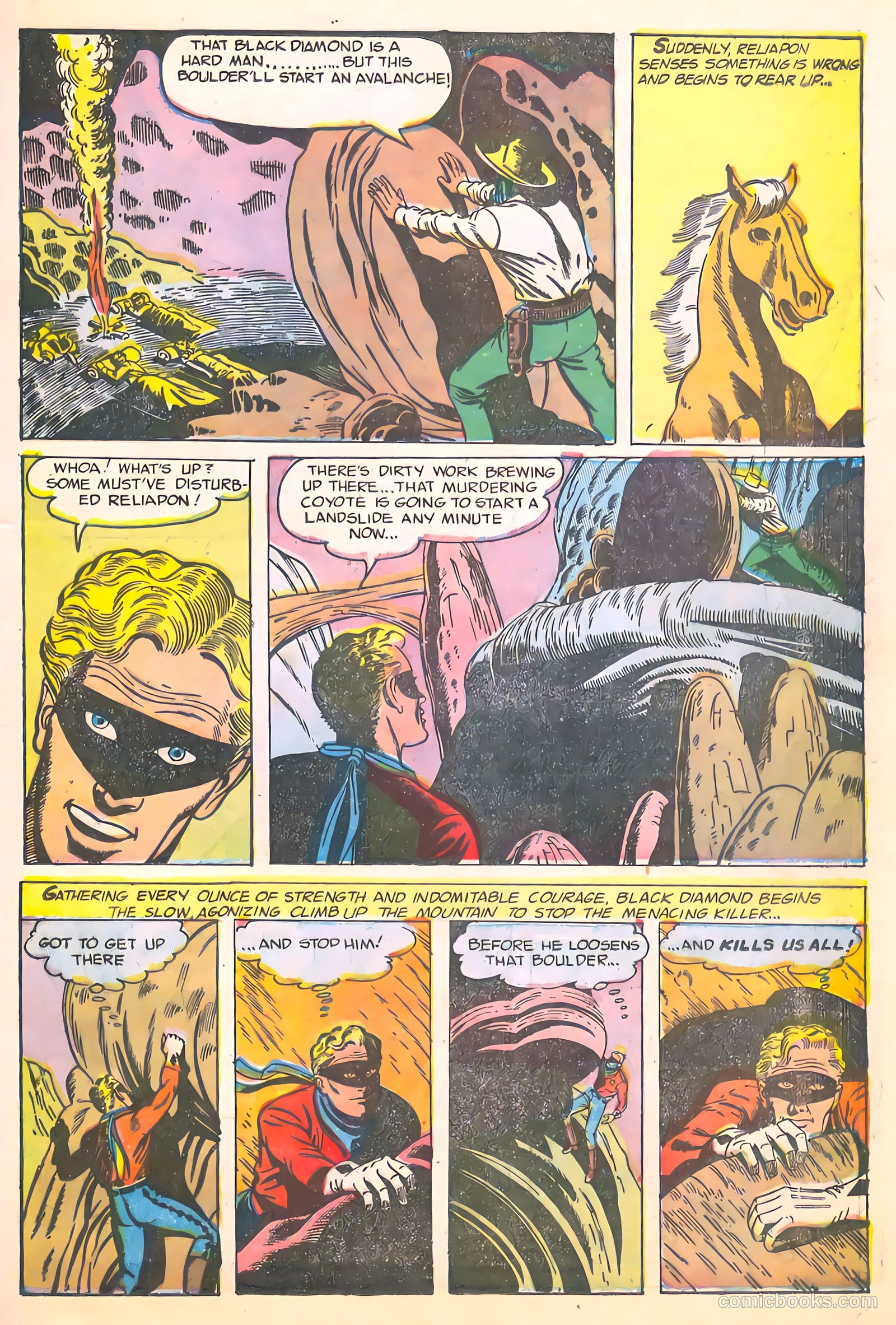 Black Diamond Western #55 (1955) — page 15 of 36