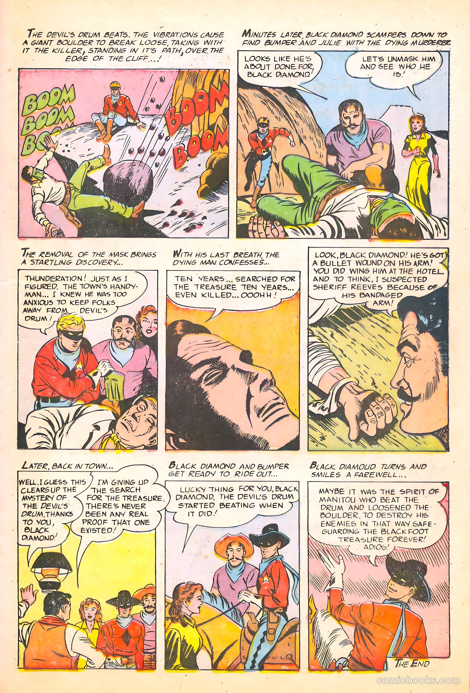 Black Diamond Western #55 (1955) — page 17 of 36