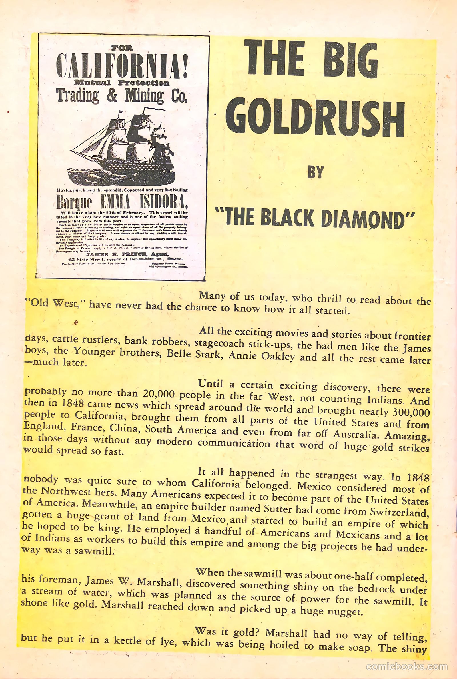 Black Diamond Western #55 (1955) — page 18 of 36