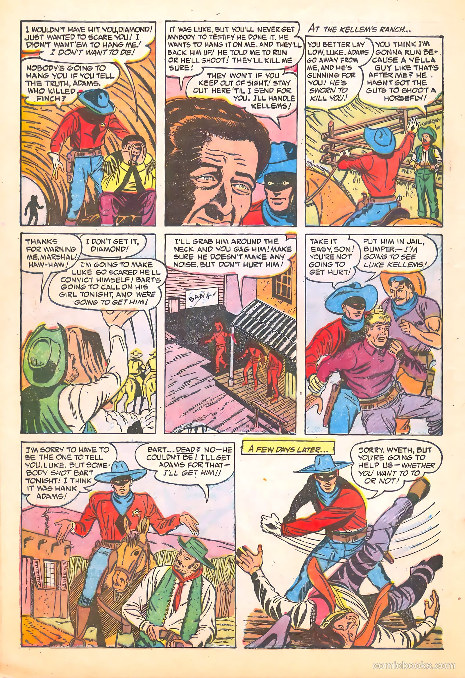 Black Diamond Western #55 (1955) — page 22 of 36