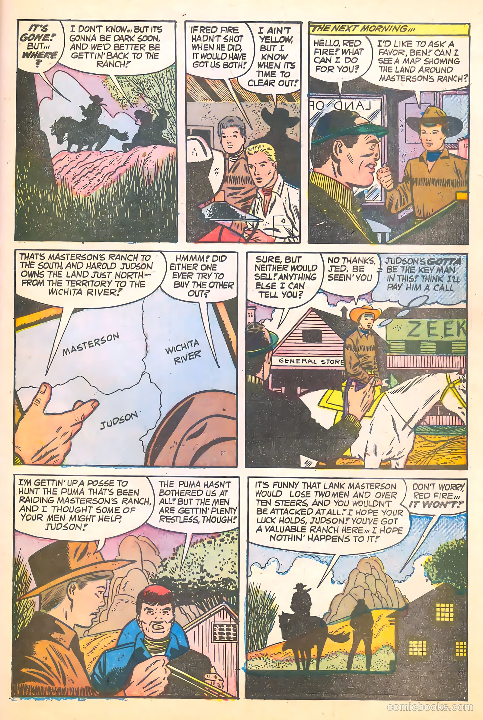 Black Diamond Western #55 (1955) — page 27 of 36