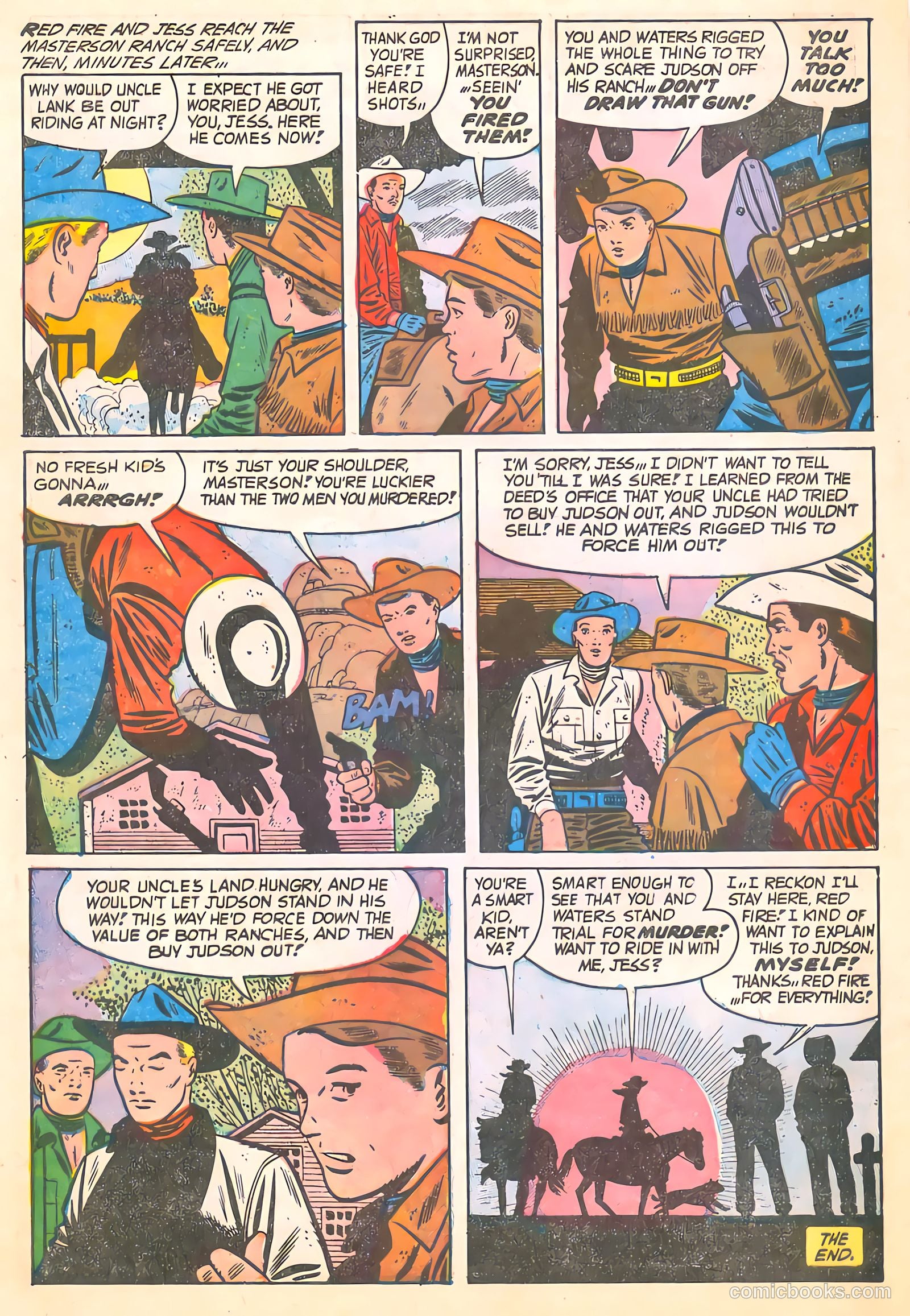 Black Diamond Western #55 (1955) — page 30 of 36