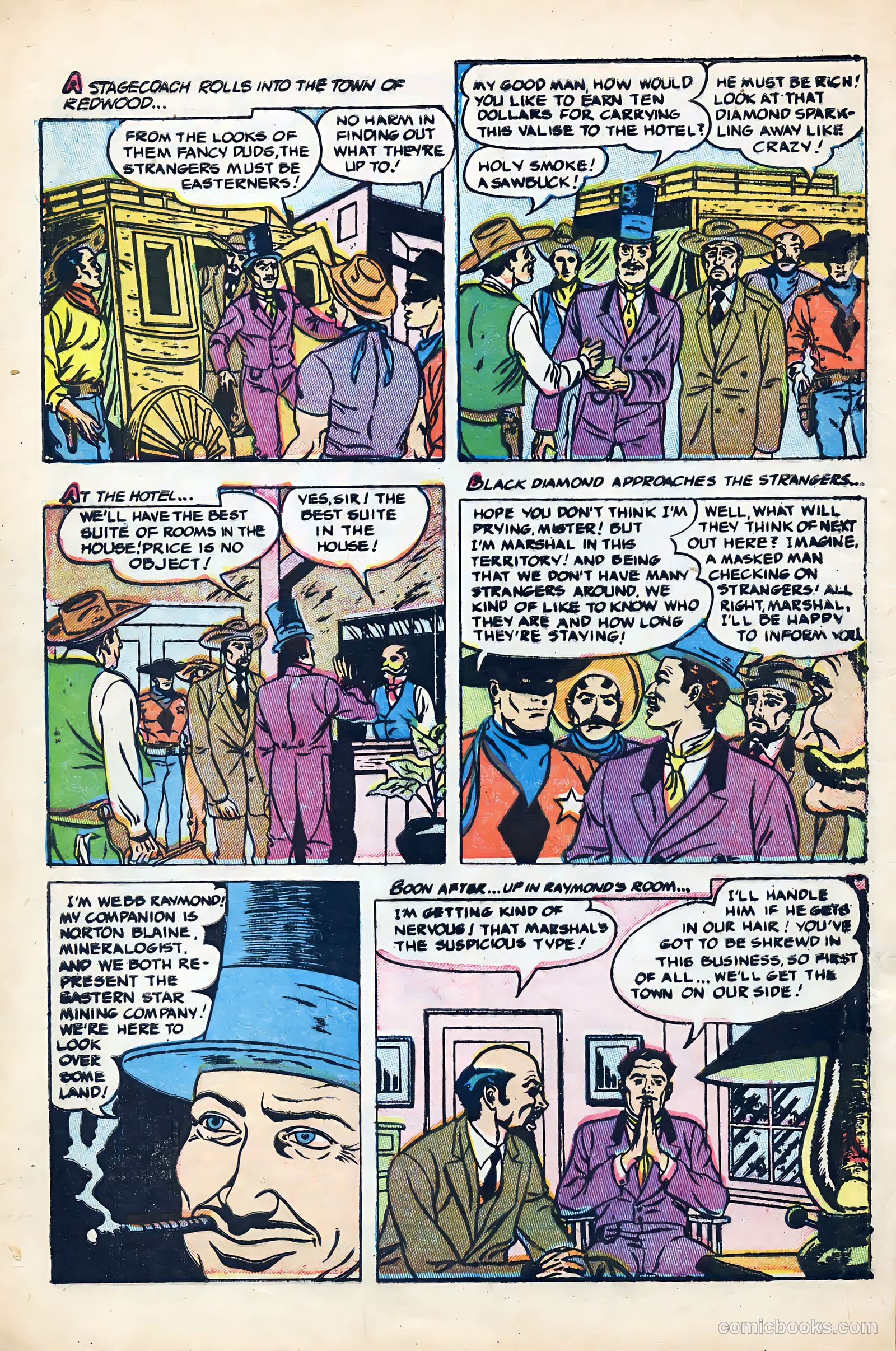 Black Diamond Western #56 (1955) — page 4 of 36