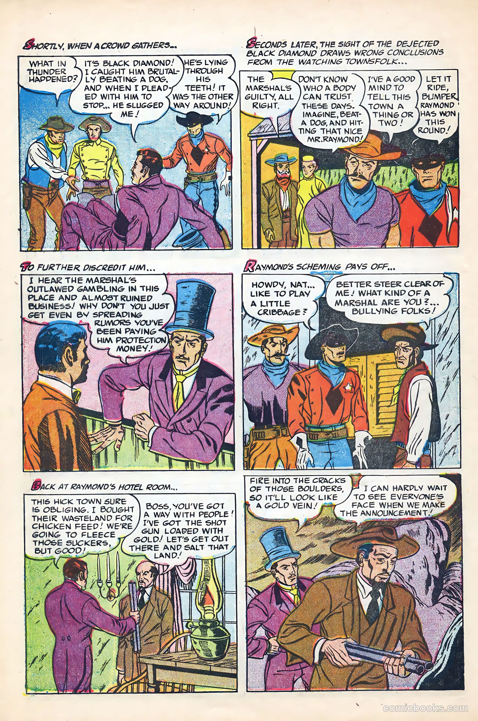 Black Diamond Western #56 (1955) — page 6 of 36