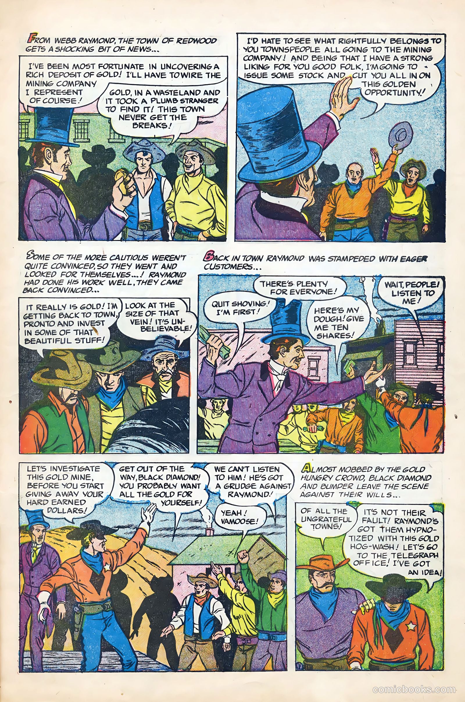 Black Diamond Western #56 (1955) — page 7 of 36