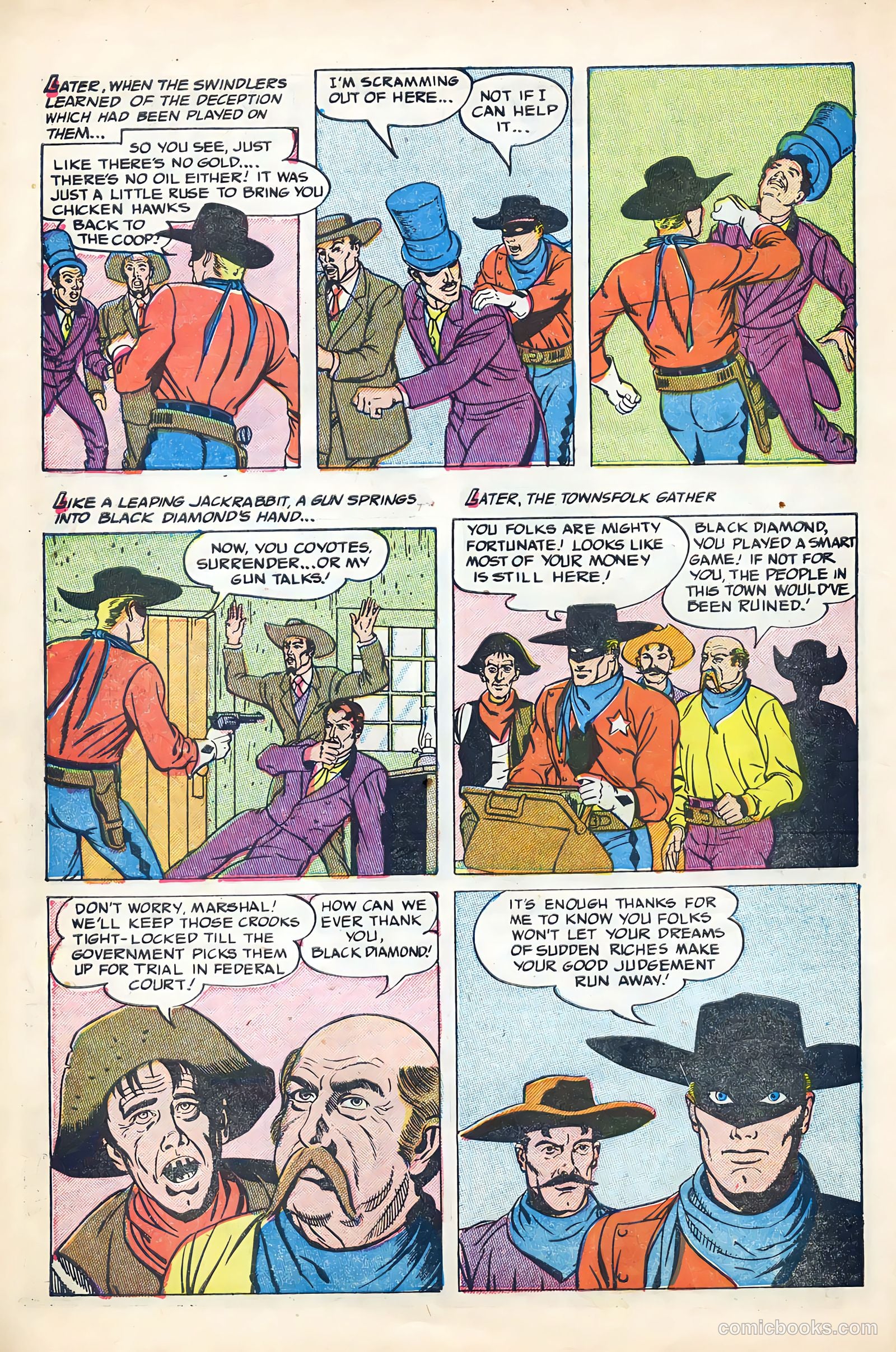 Black Diamond Western #56 (1955) — page 10 of 36