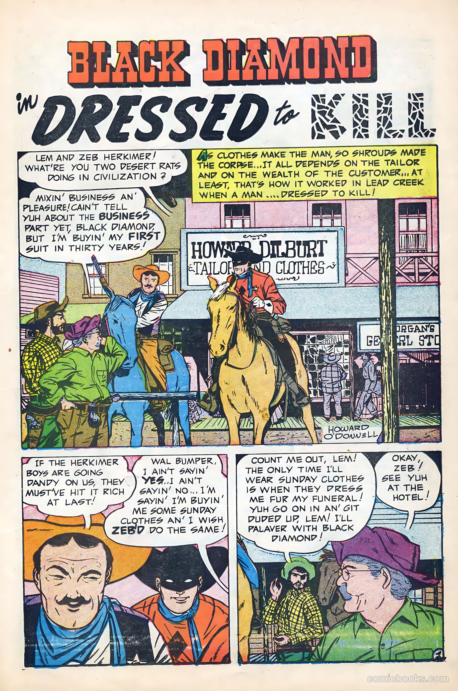 Black Diamond Western #56 (1955) — page 11 of 36