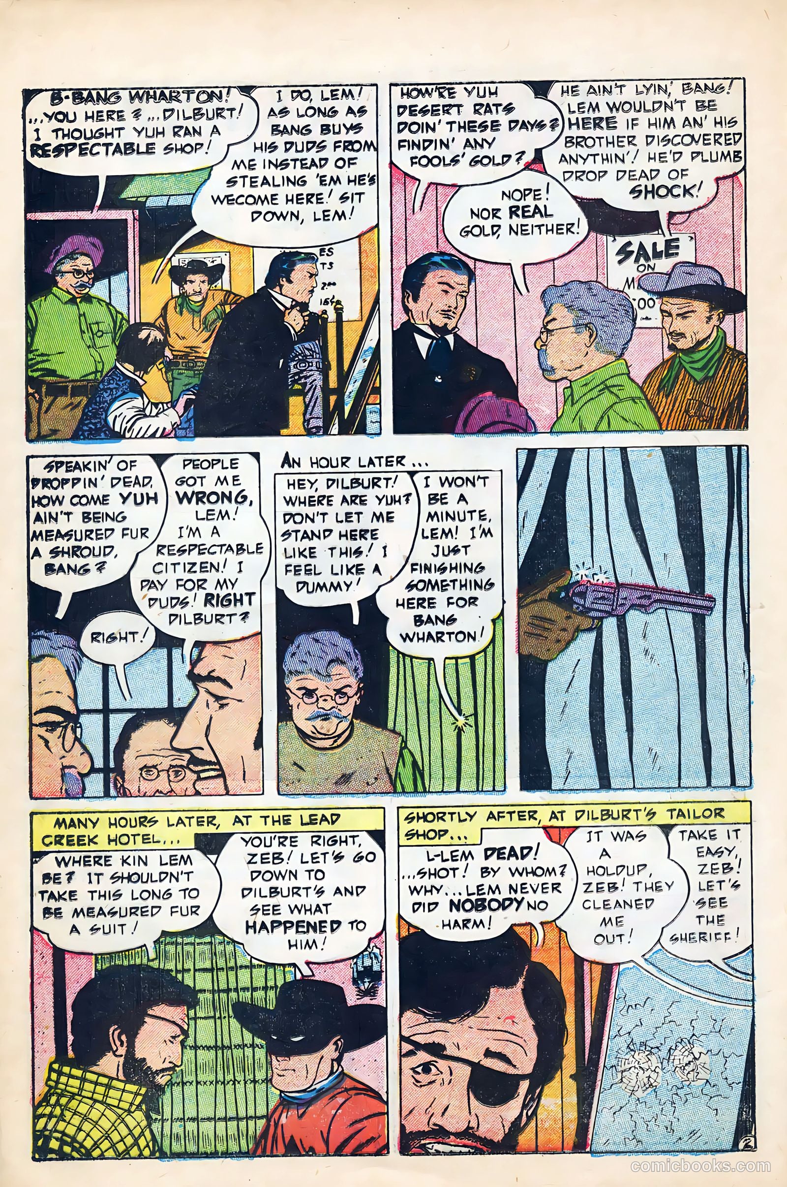 Black Diamond Western #56 (1955) — page 12 of 36