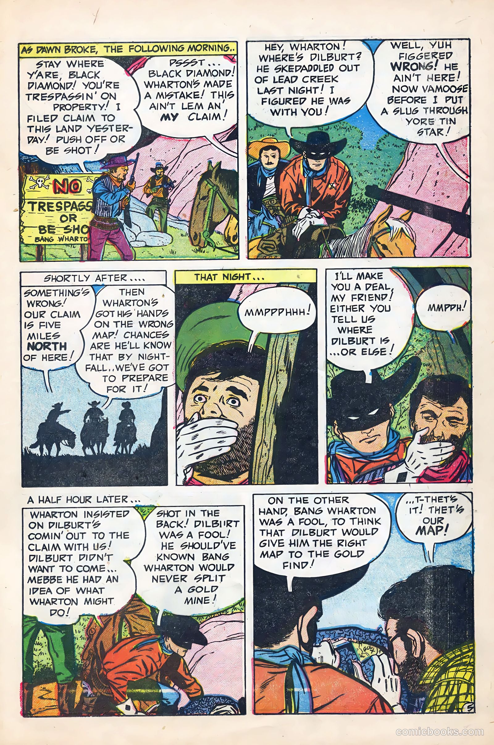 Black Diamond Western #56 (1955) — page 15 of 36