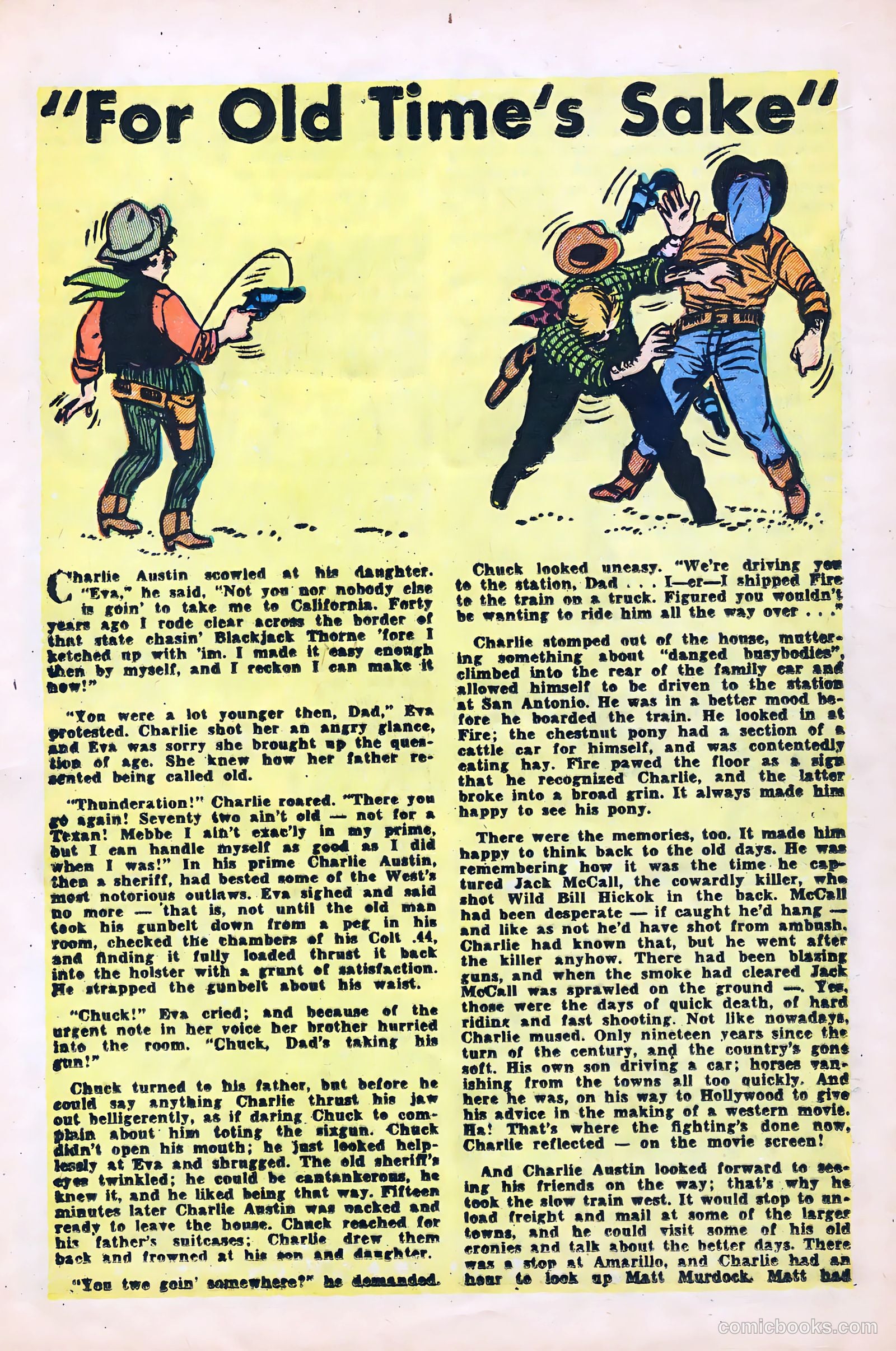 Black Diamond Western #56 (1955) — page 17 of 36