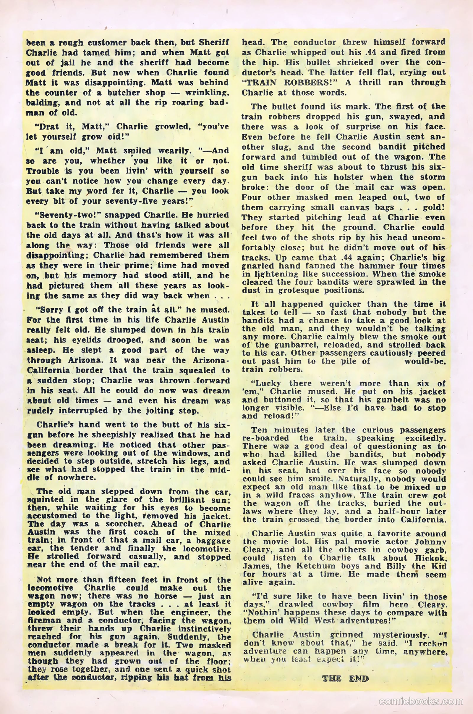 Black Diamond Western #56 (1955) — page 18 of 36