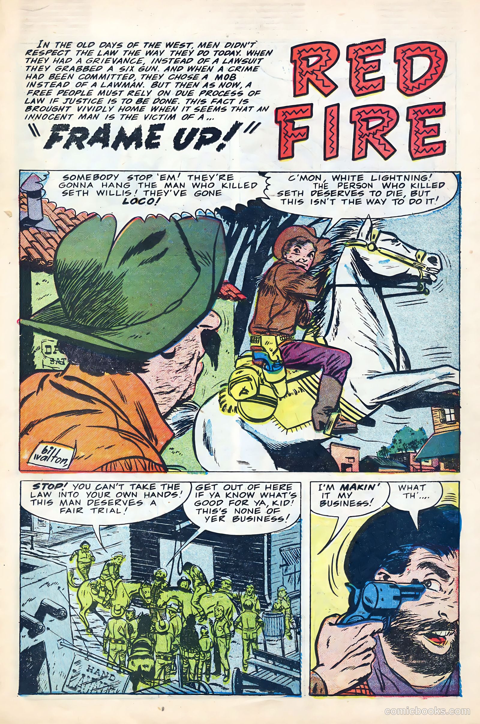 Black Diamond Western #56 (1955) — page 19 of 36