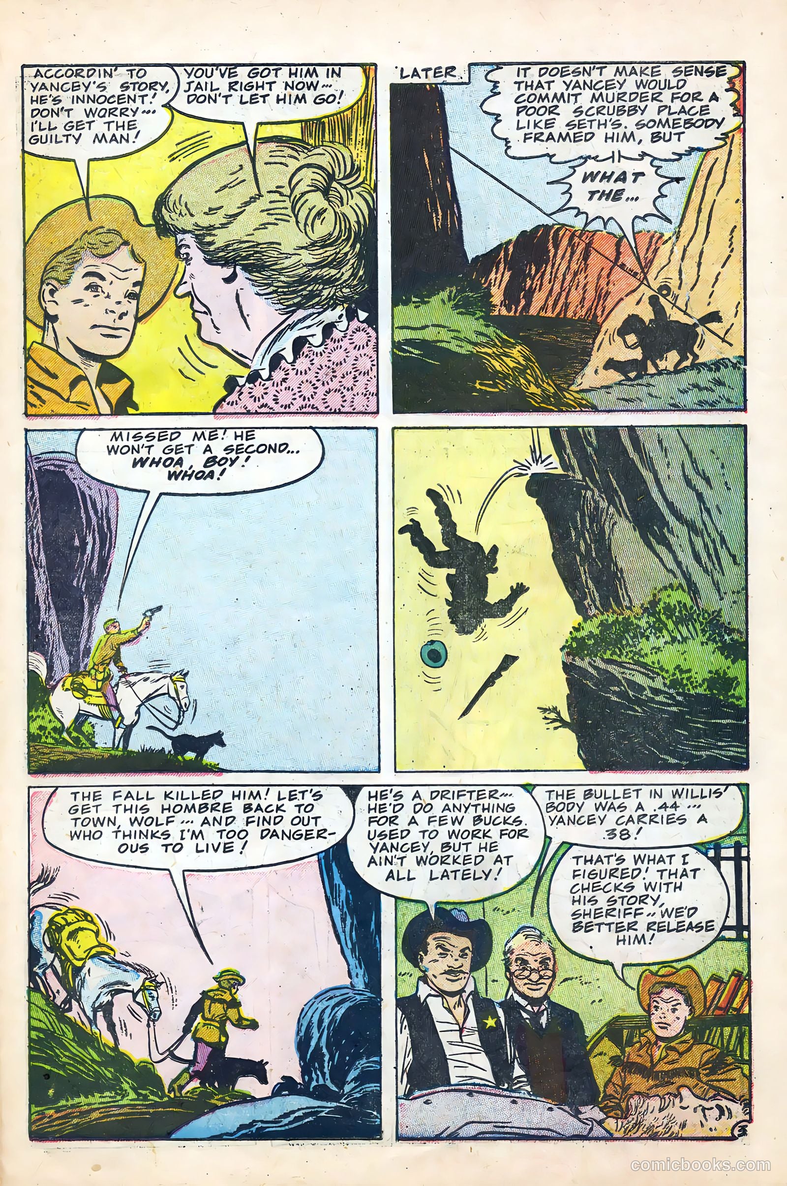 Black Diamond Western #56 (1955) — page 21 of 36