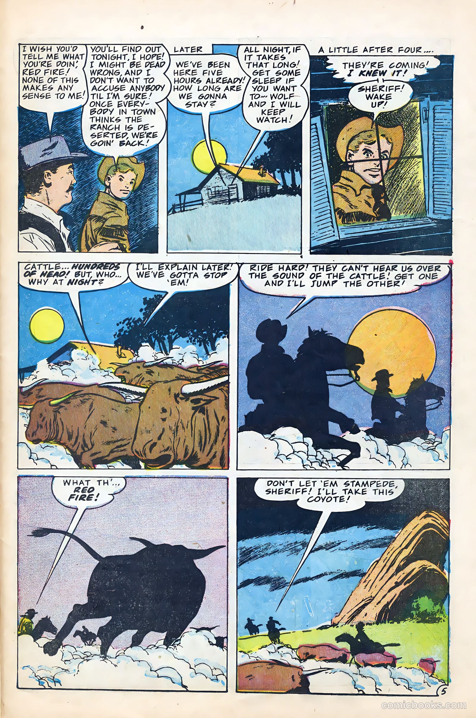 Black Diamond Western #56 (1955) — page 23 of 36