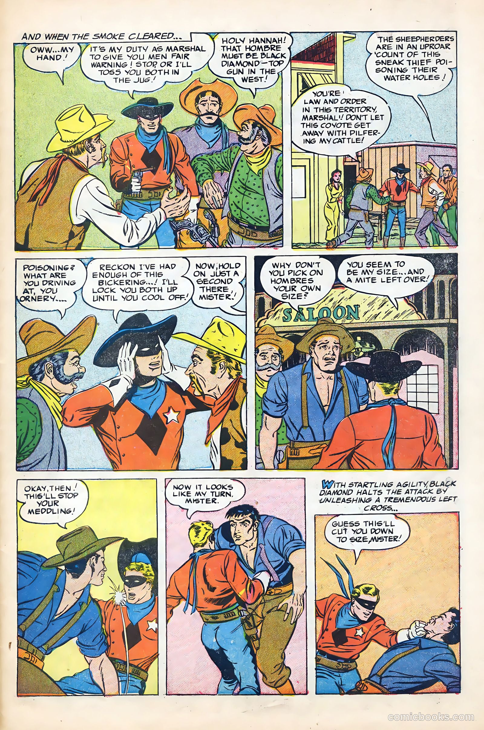 Black Diamond Western #56 (1955) — page 27 of 36