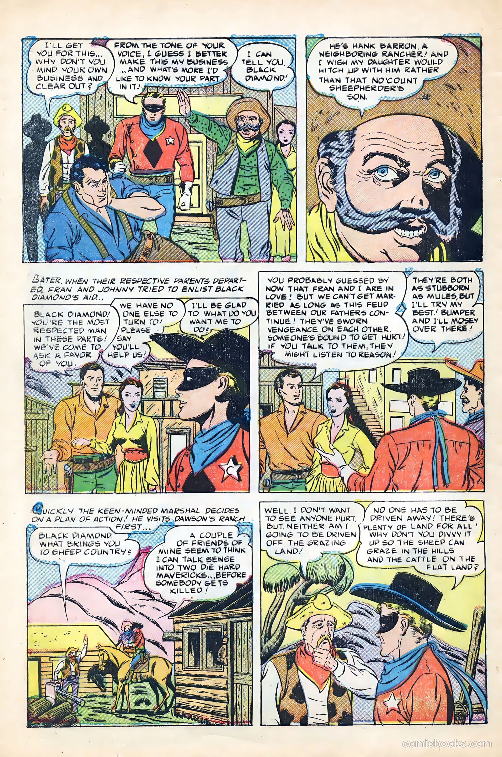 Black Diamond Western #56 (1955) — page 28 of 36