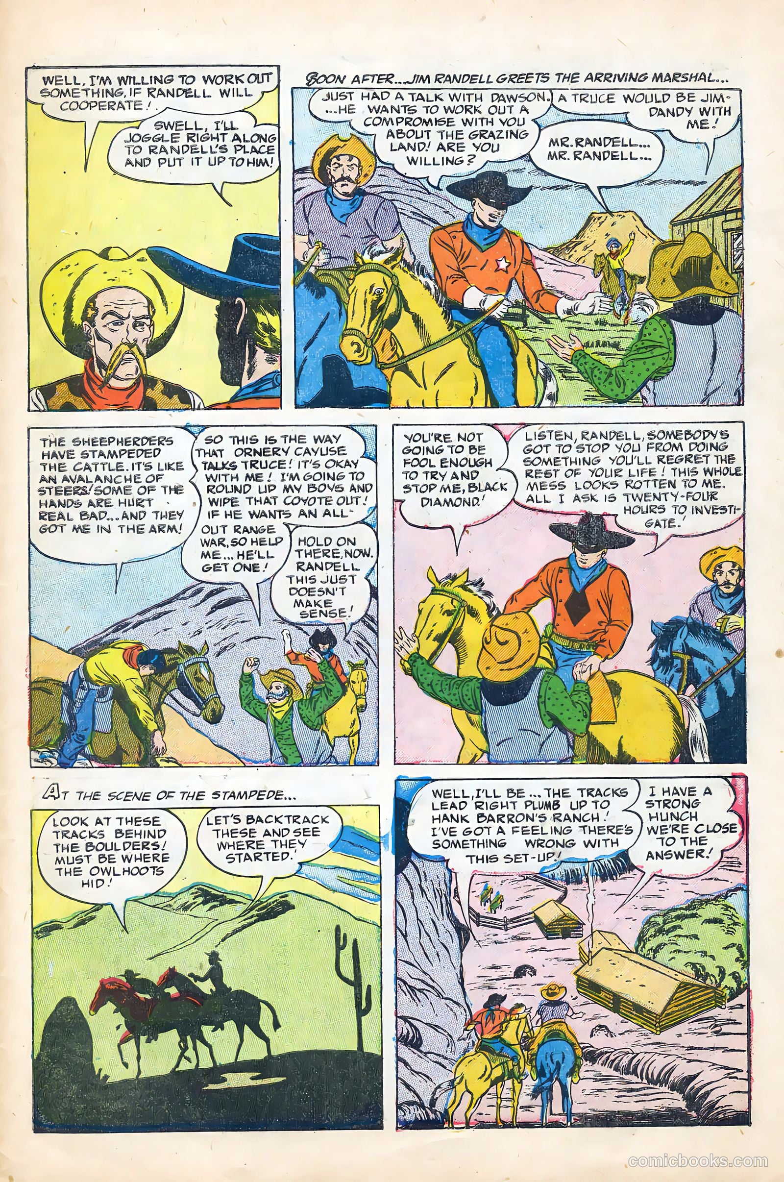 Black Diamond Western #56 (1955) — page 29 of 36