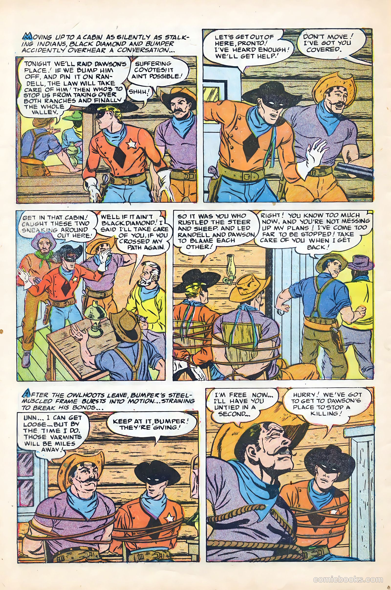 Black Diamond Western #56 (1955) — page 30 of 36