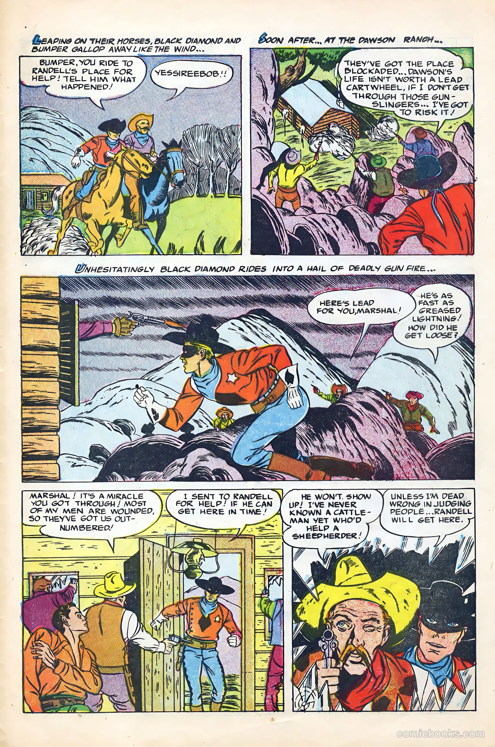 Black Diamond Western #56 (1955) — page 31 of 36