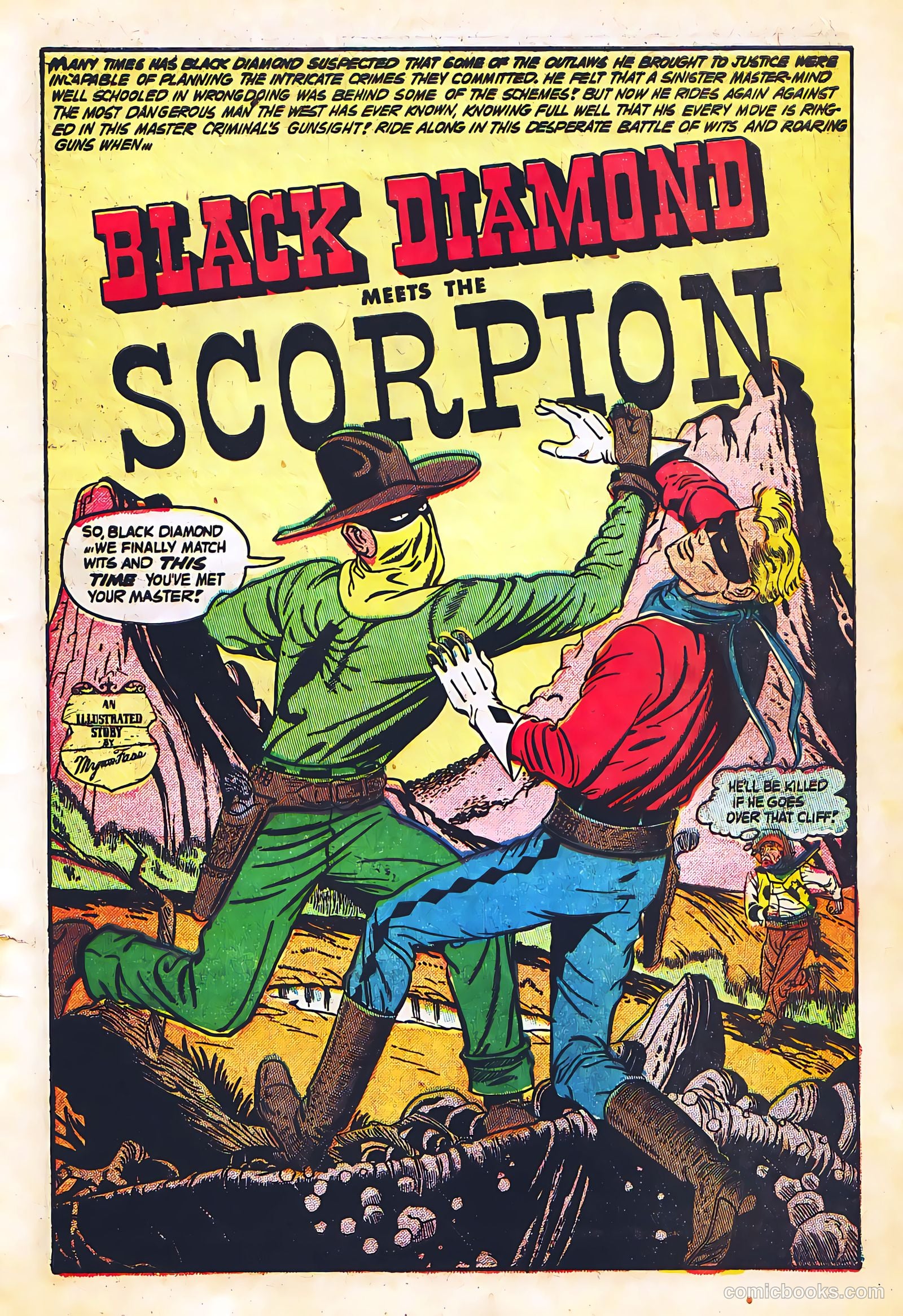 Black Diamond Western #57 (1955) — page 3 of 36