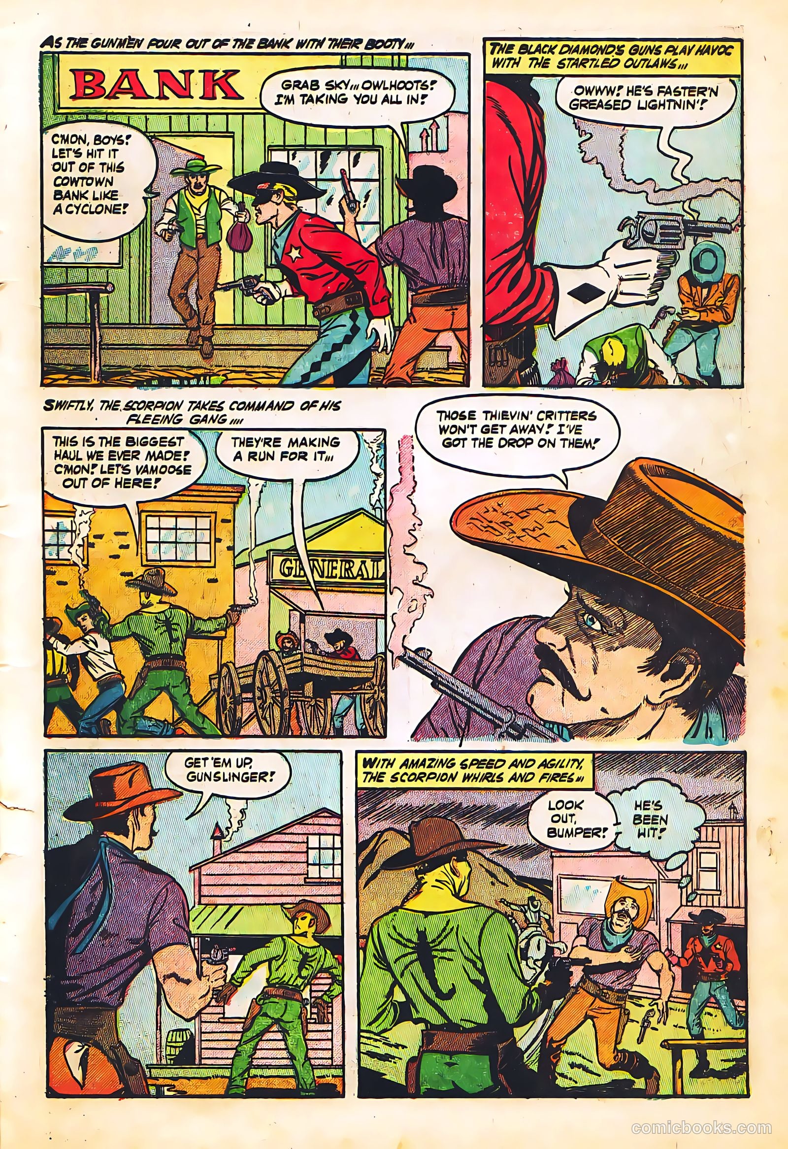 Black Diamond Western #57 (1955) — page 5 of 36