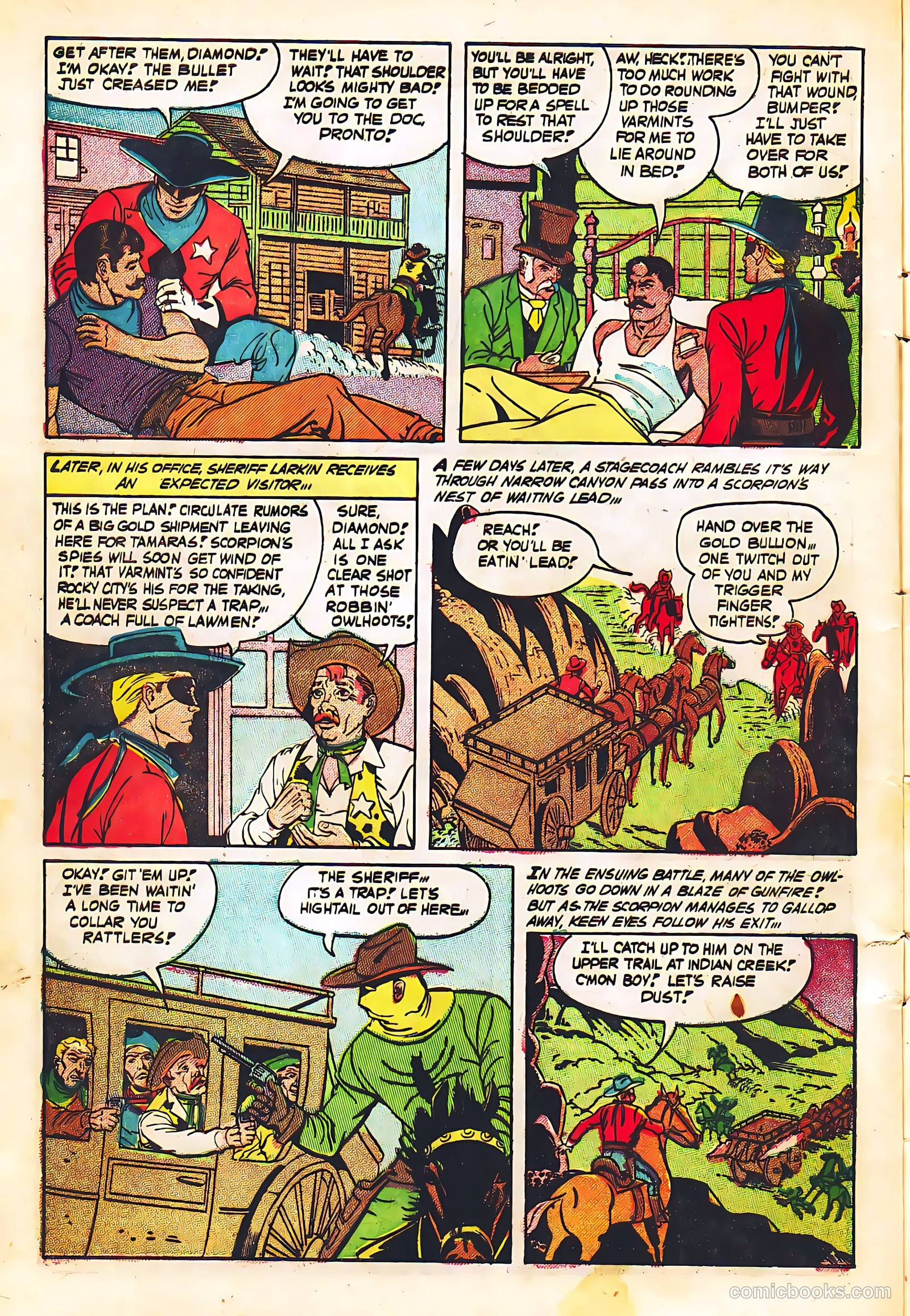 Black Diamond Western #57 (1955) — page 6 of 36