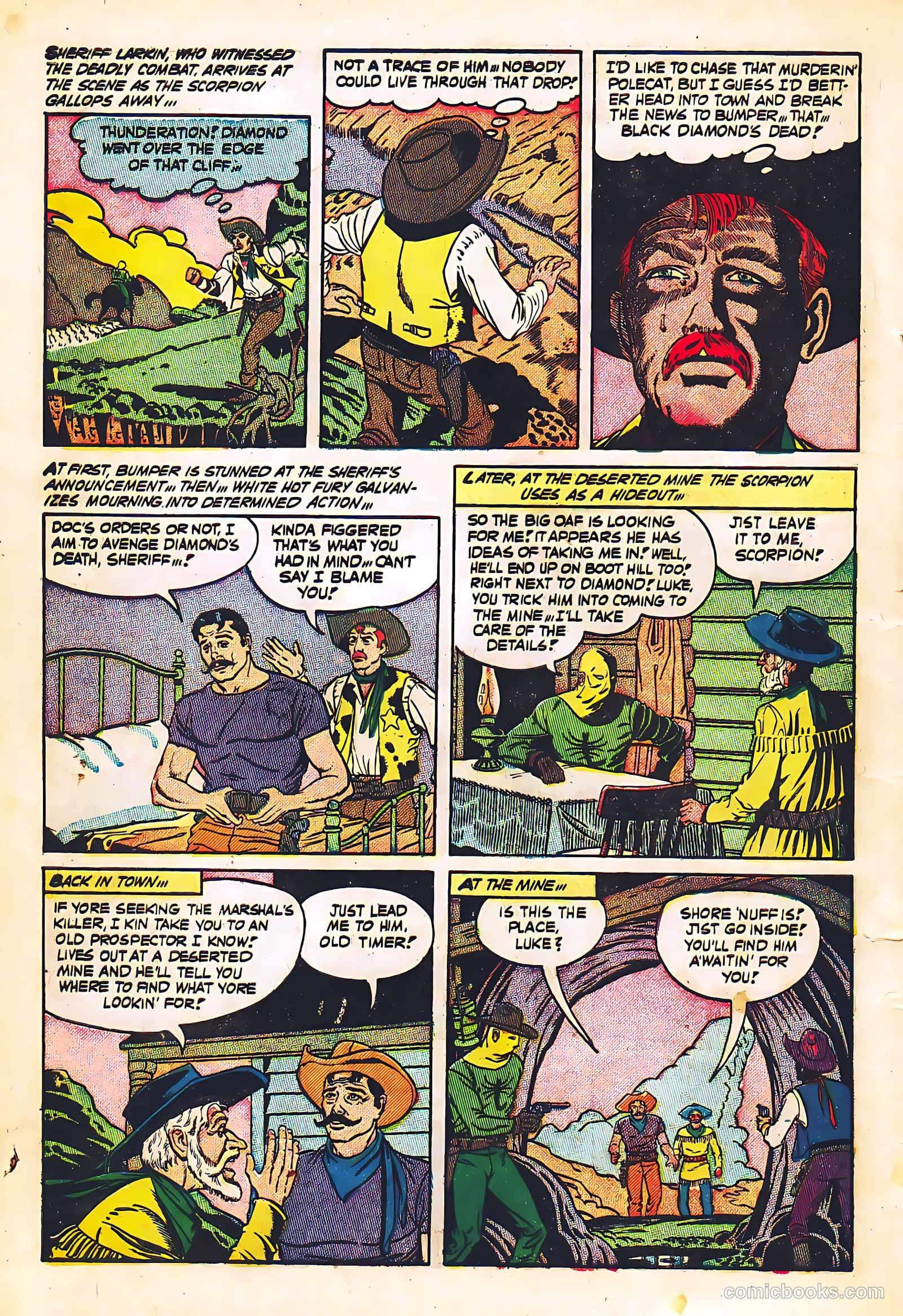 Black Diamond Western #57 (1955) — page 8 of 36