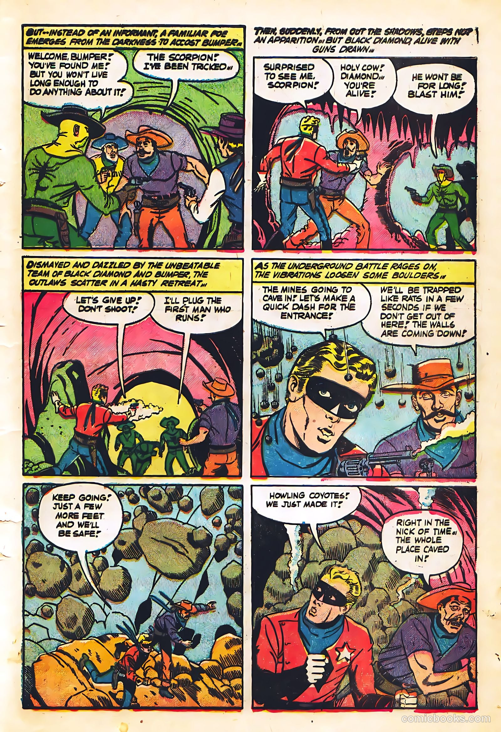 Black Diamond Western #57 (1955) — page 9 of 36