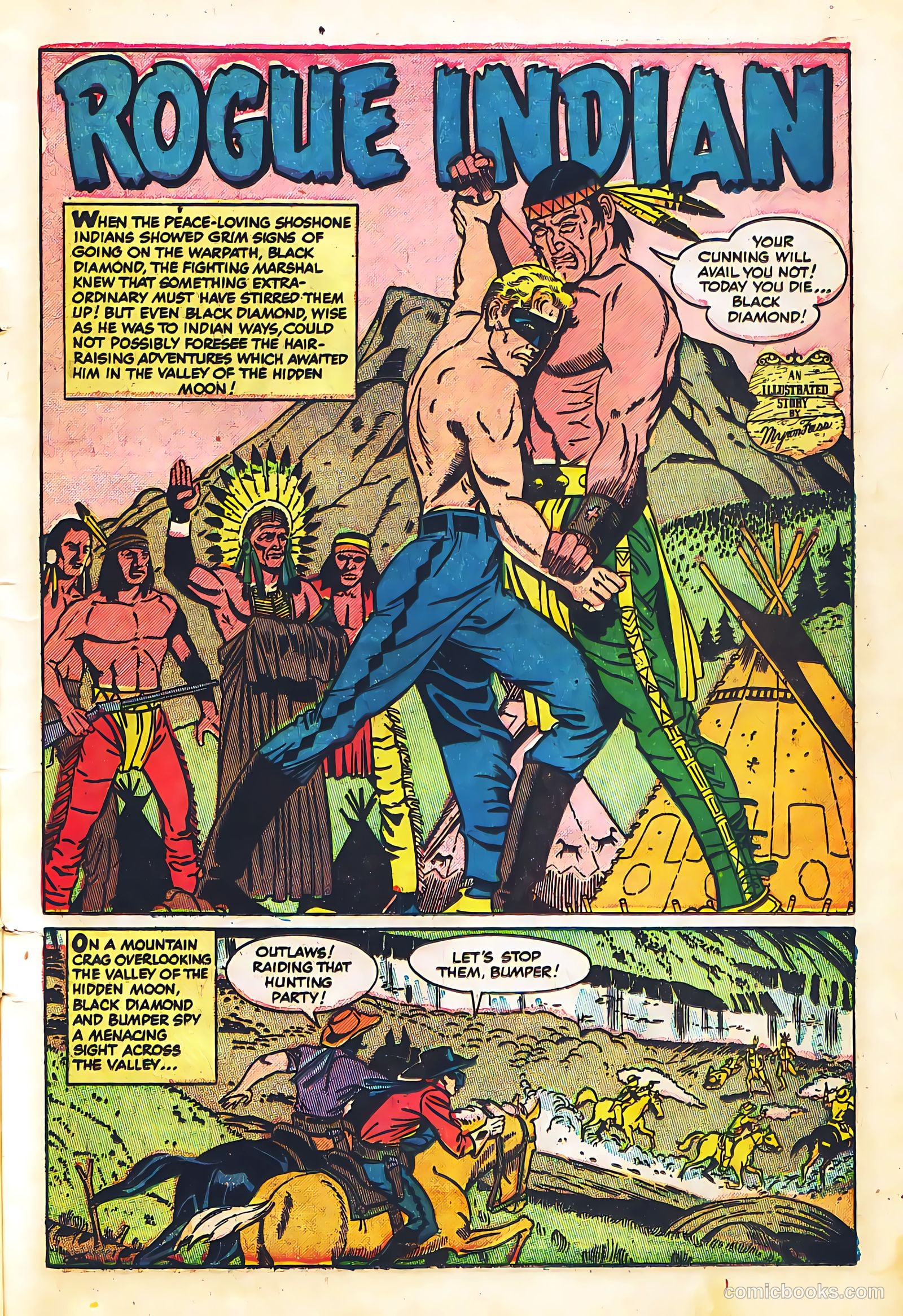Black Diamond Western #57 (1955) — page 11 of 36