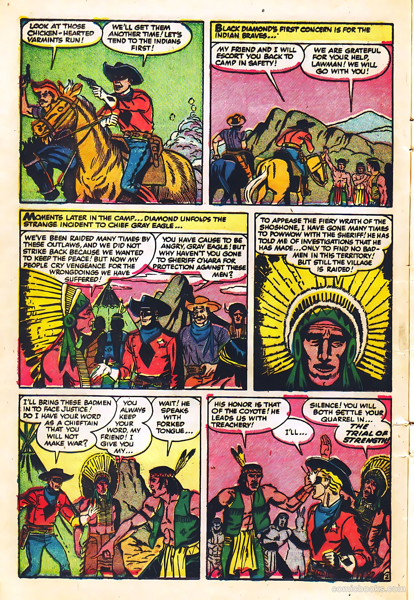 Black Diamond Western #57 (1955) — page 12 of 36
