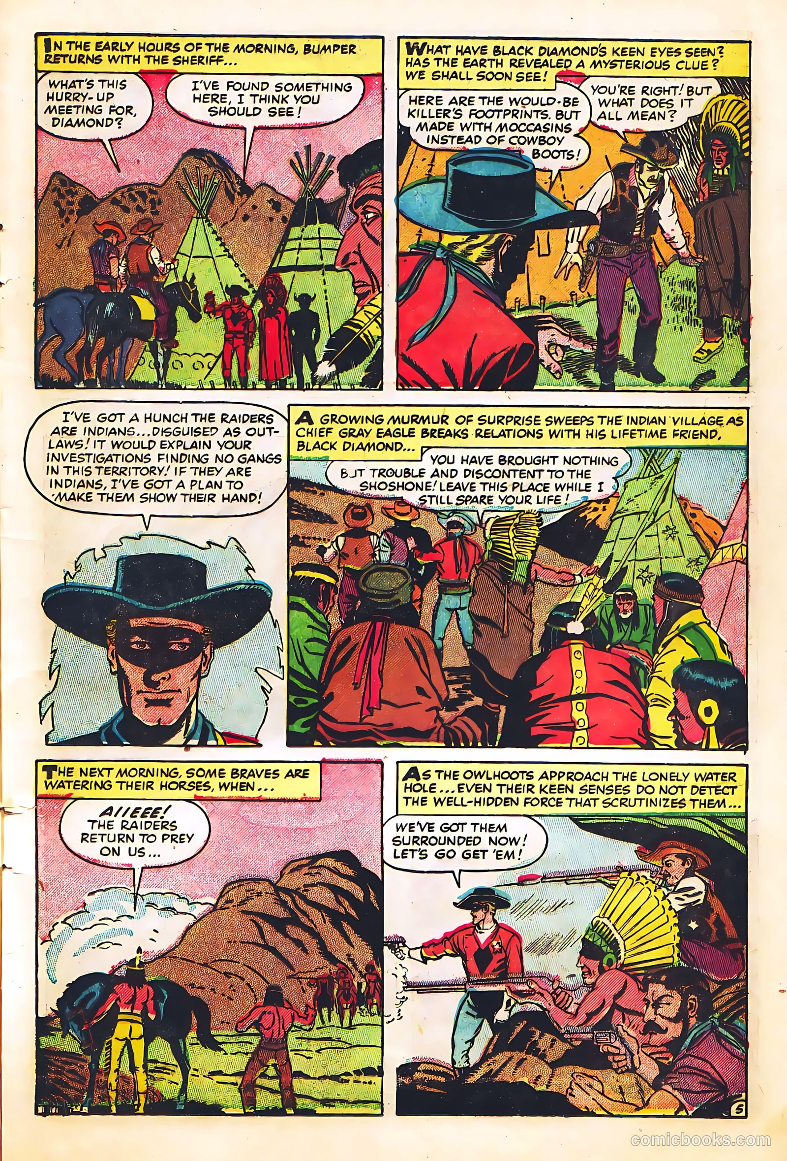 Black Diamond Western #57 (1955) — page 15 of 36