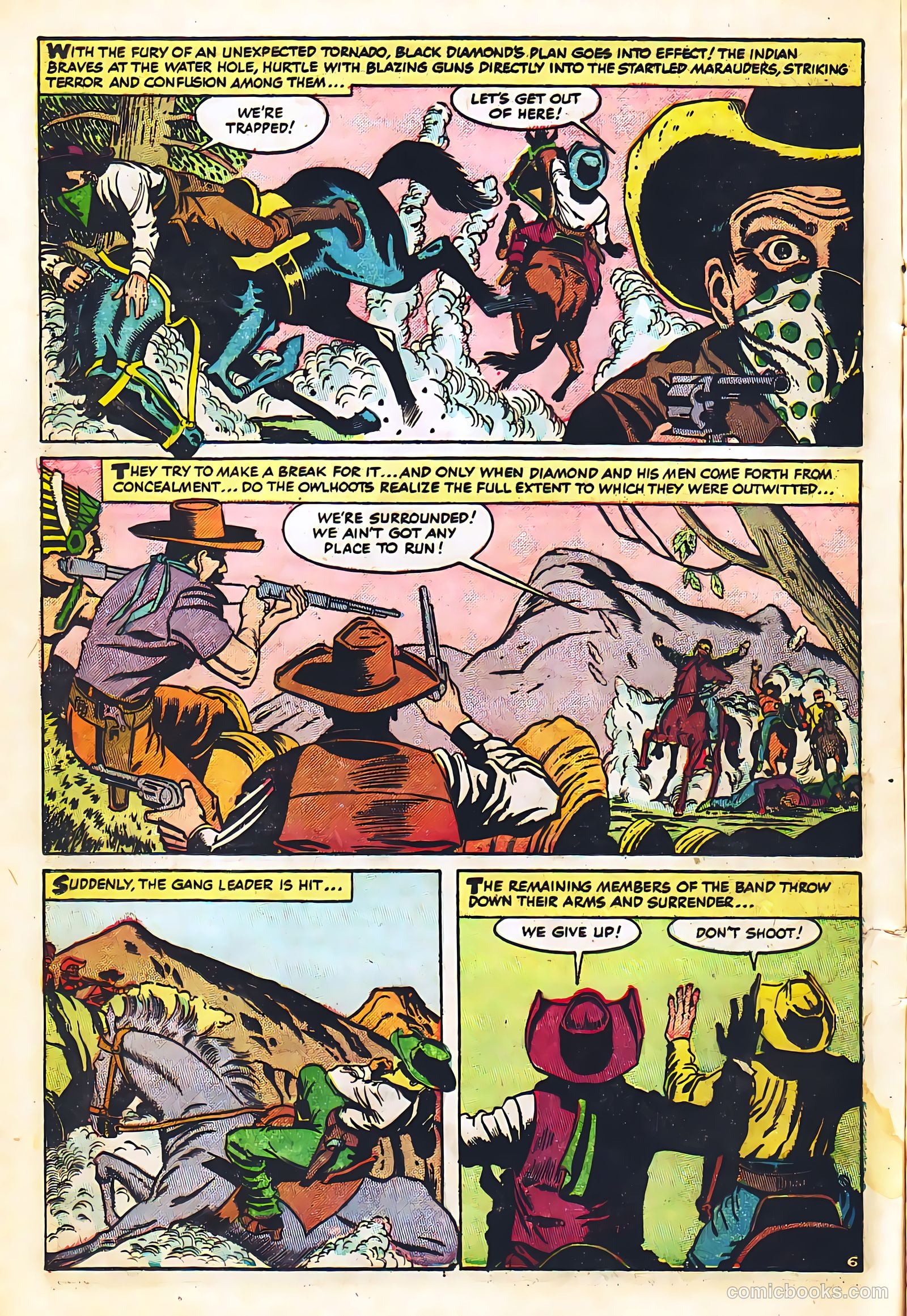 Black Diamond Western #57 (1955) — page 16 of 36