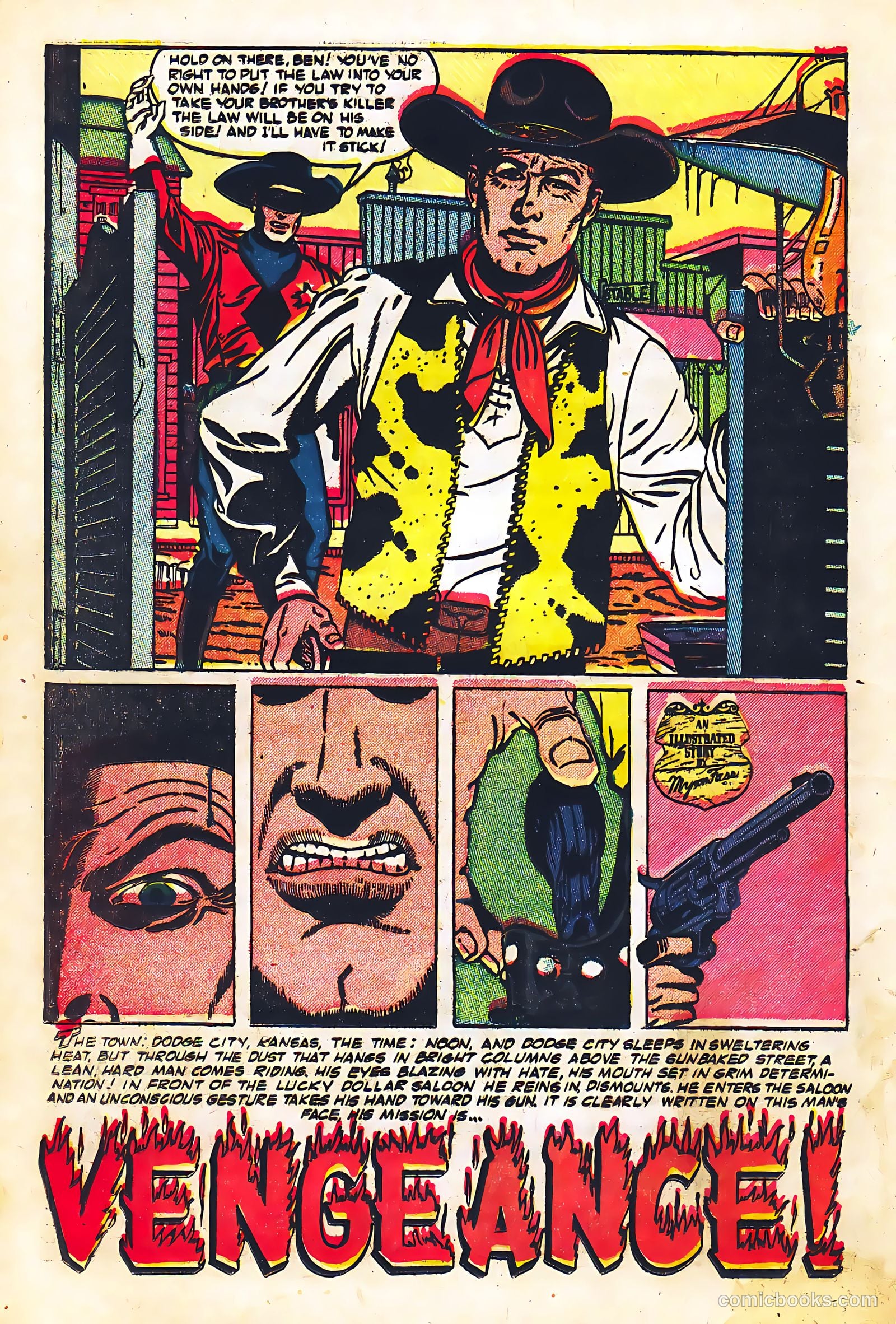 Black Diamond Western #57 (1955) — page 20 of 36