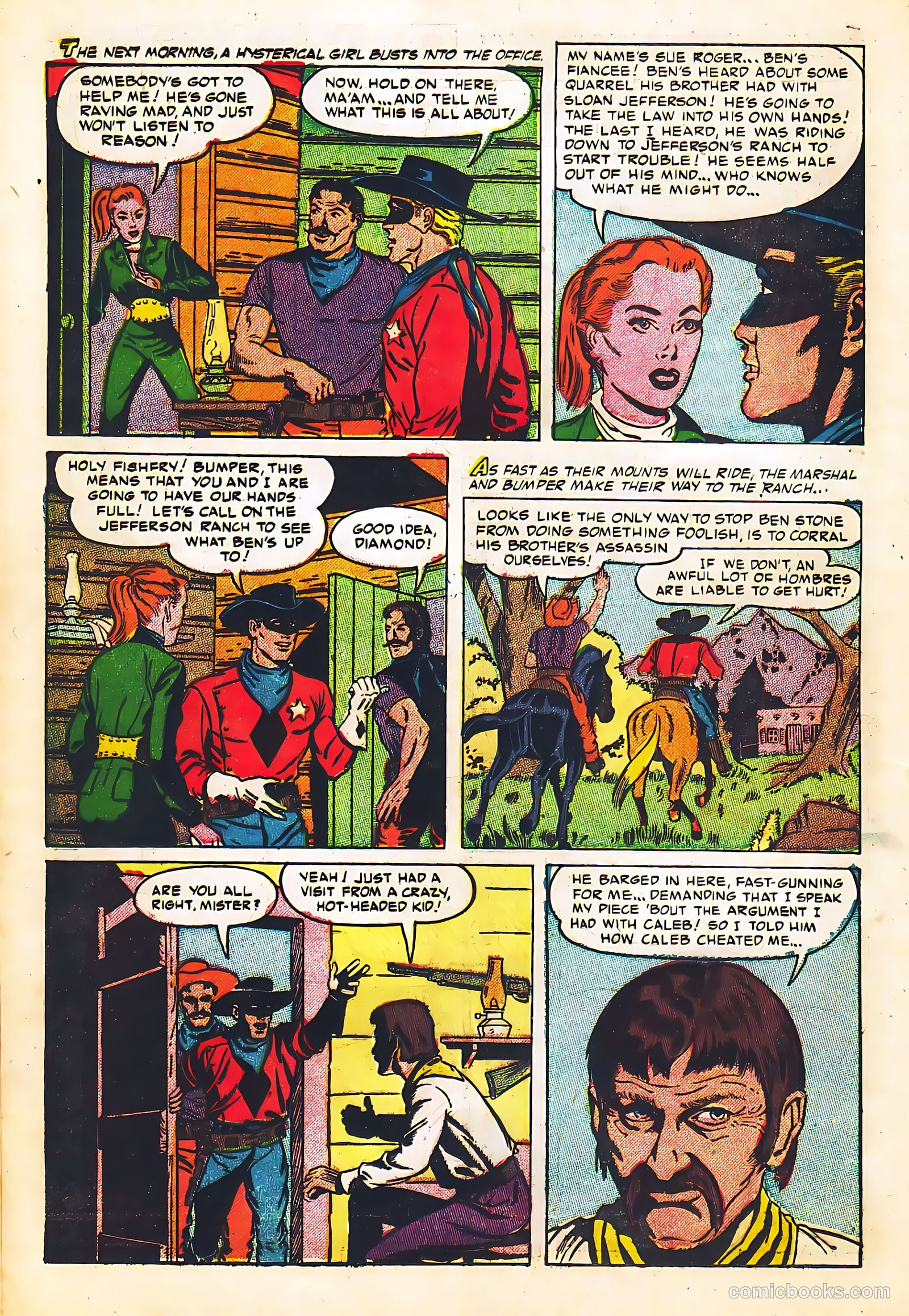 Black Diamond Western #57 (1955) — page 22 of 36