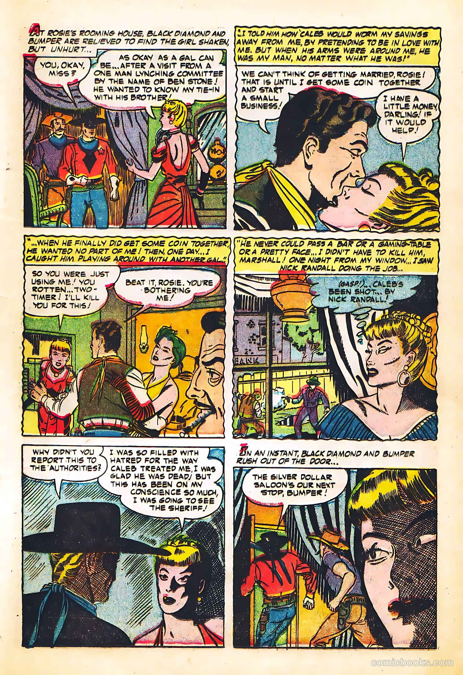 Black Diamond Western #57 (1955) — page 25 of 36