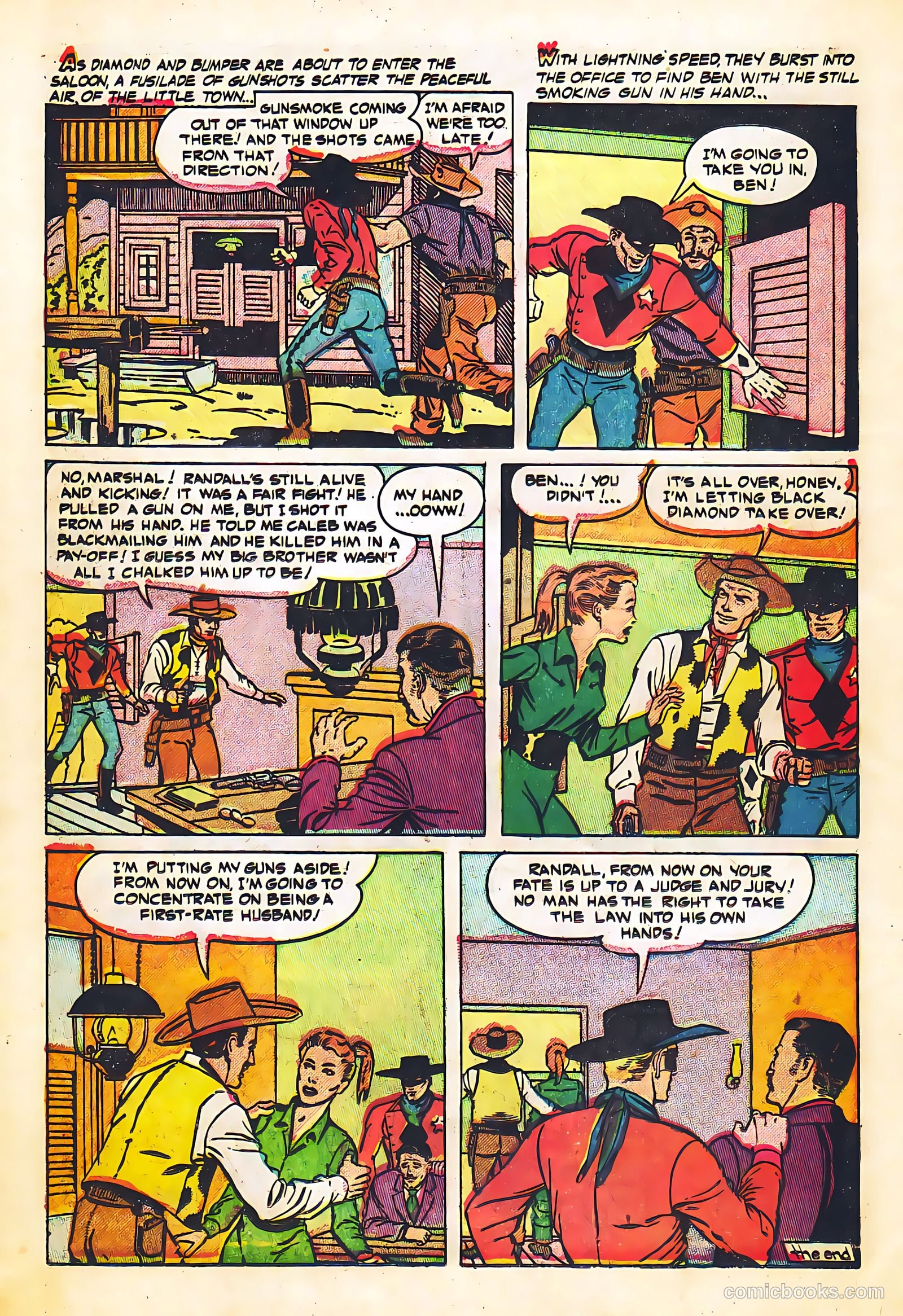 Black Diamond Western #57 (1955) — page 26 of 36