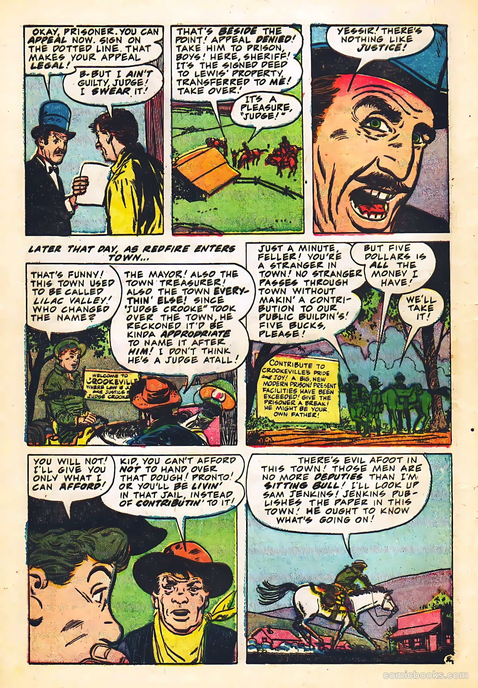 Black Diamond Western #57 (1955) — page 28 of 36