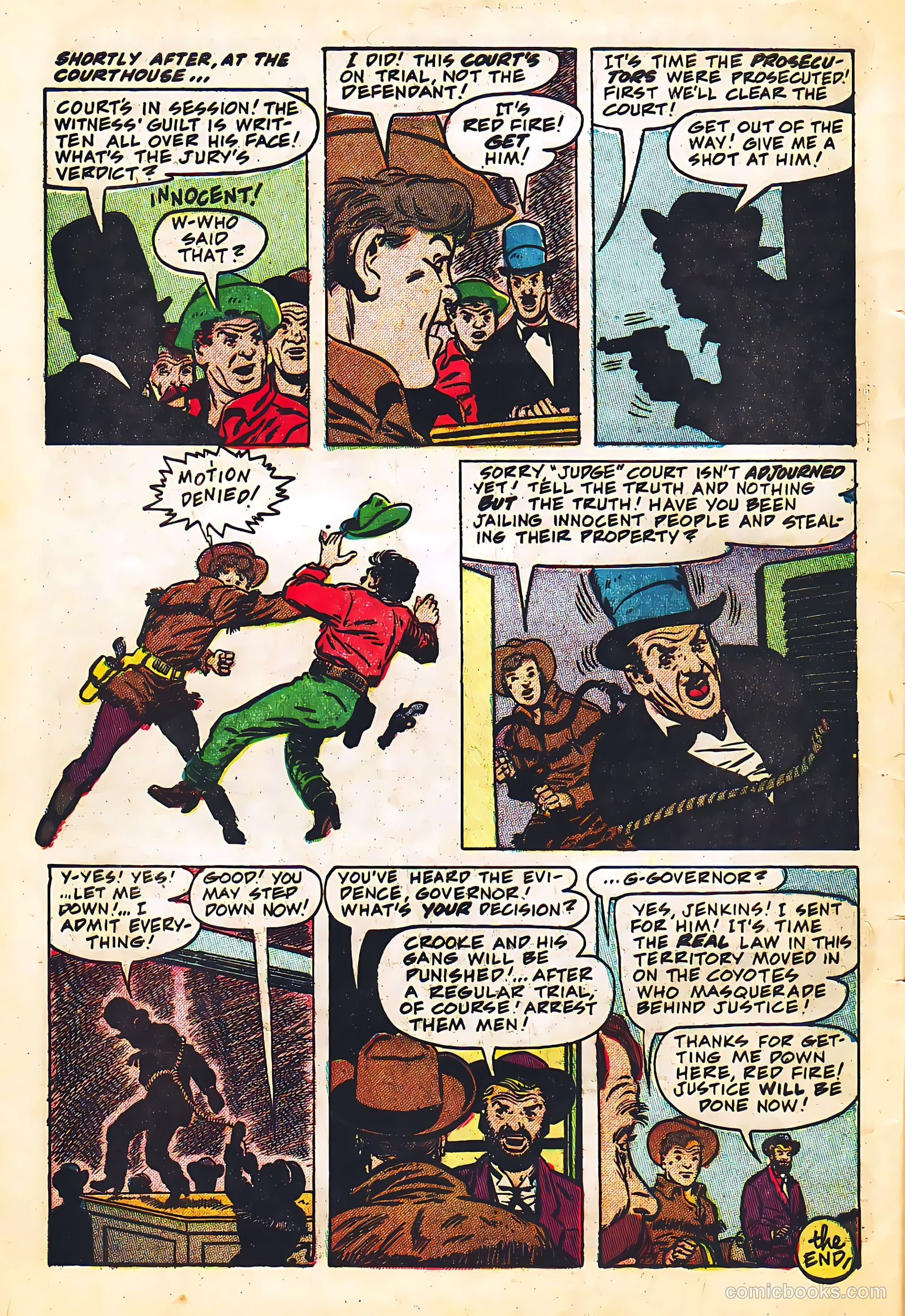 Black Diamond Western #57 (1955) — page 32 of 36