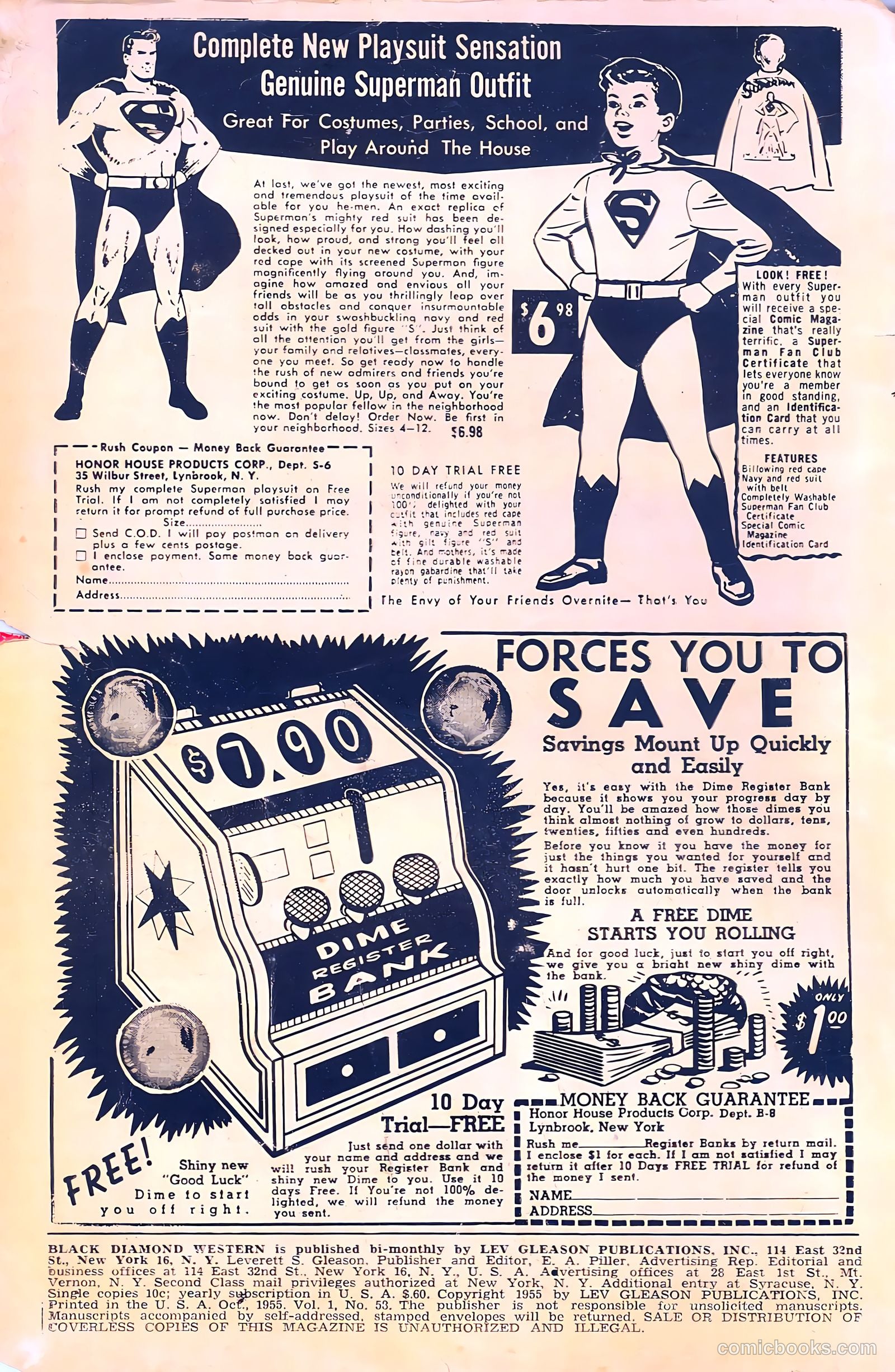 Black Diamond Western #58 (1955) — page 2 of 36