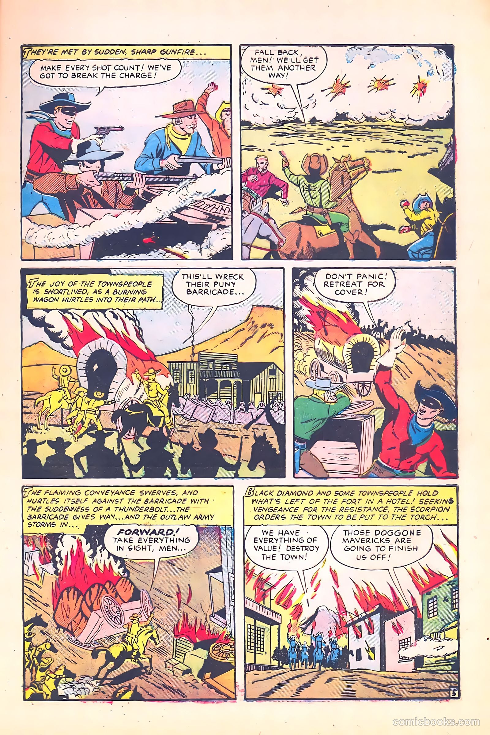 Black Diamond Western #58 (1955) — page 7 of 36