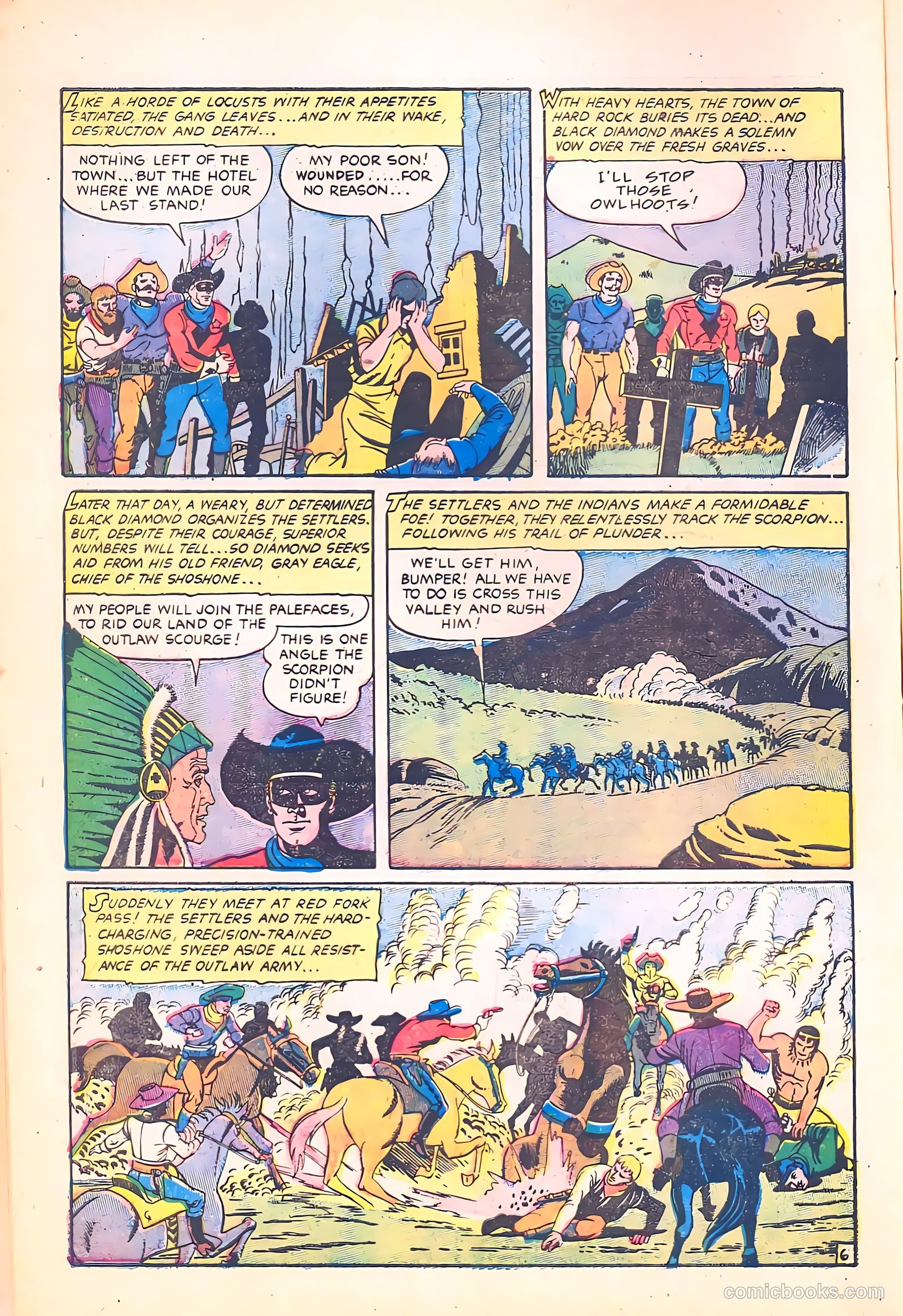 Black Diamond Western #58 (1955) — page 8 of 36