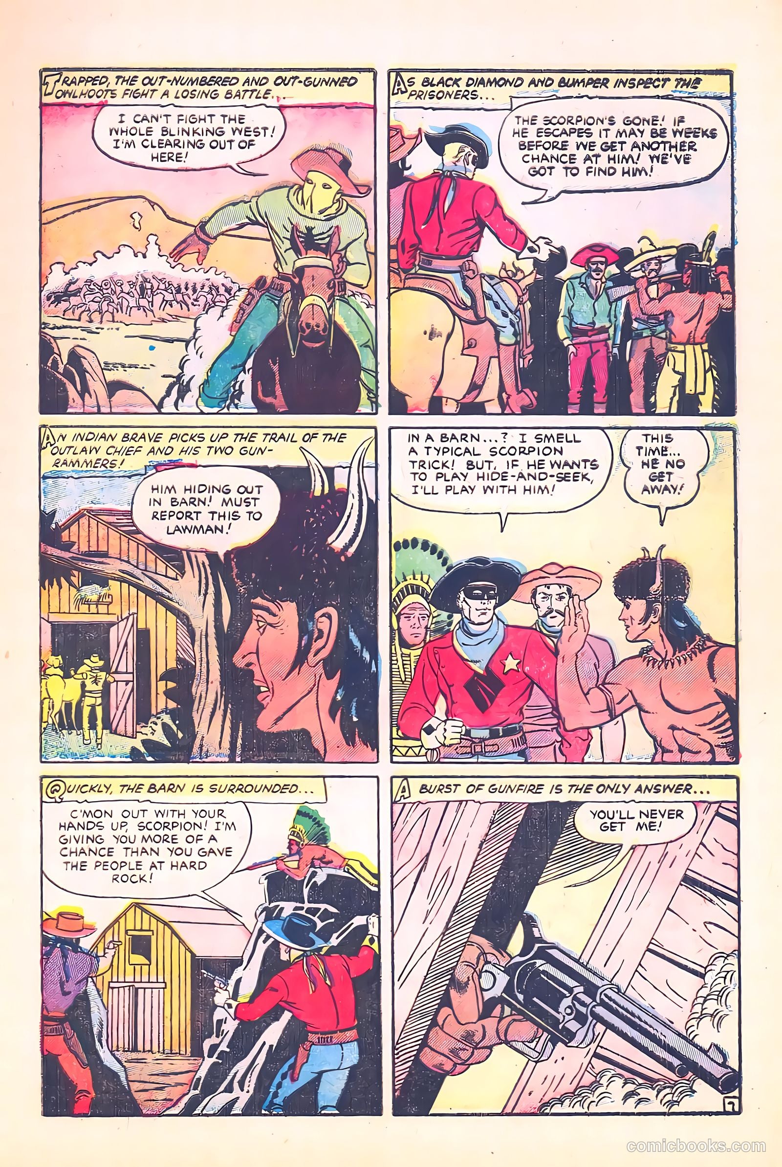 Black Diamond Western #58 (1955) — page 9 of 36