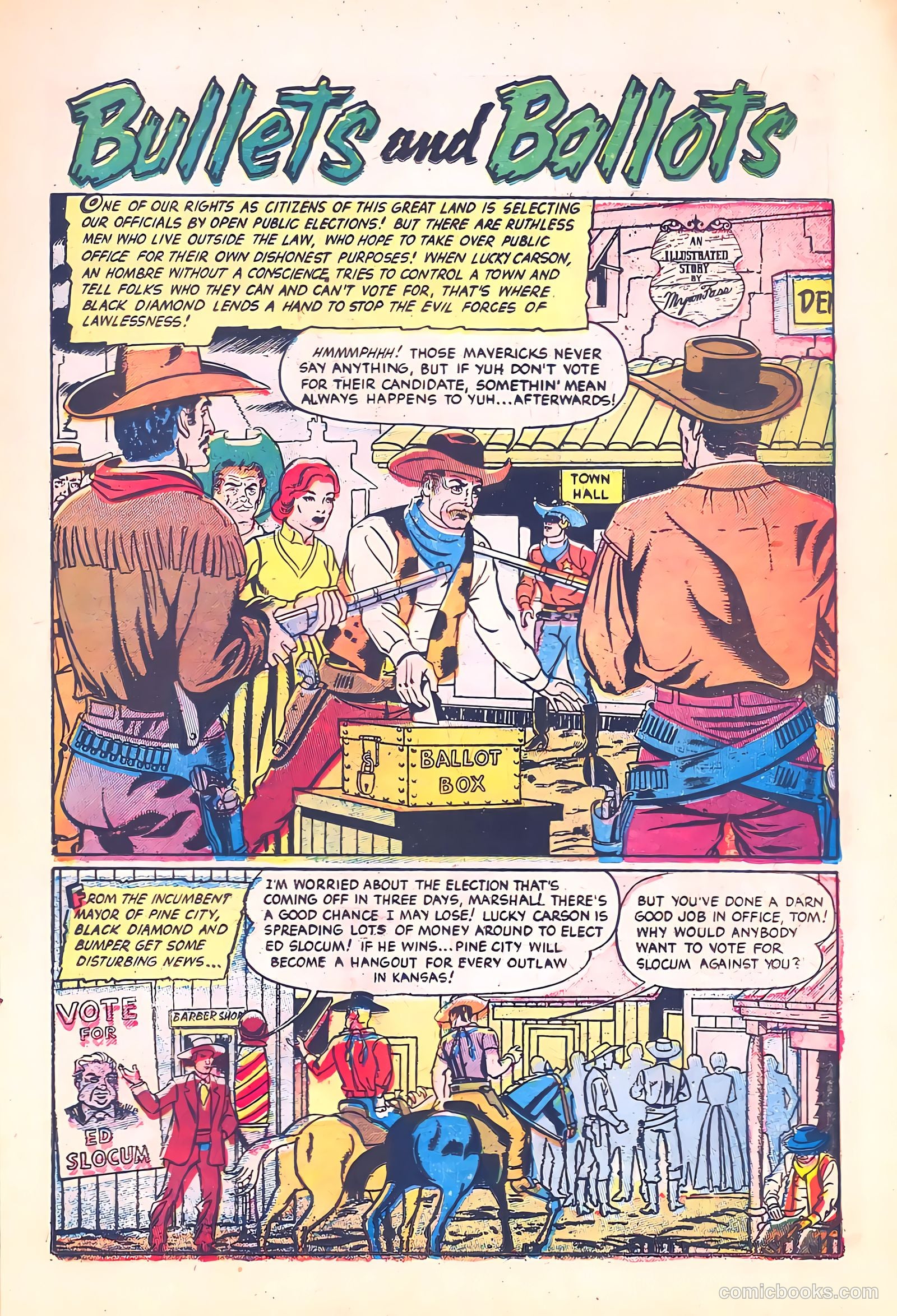 Black Diamond Western #58 (1955) — page 11 of 36