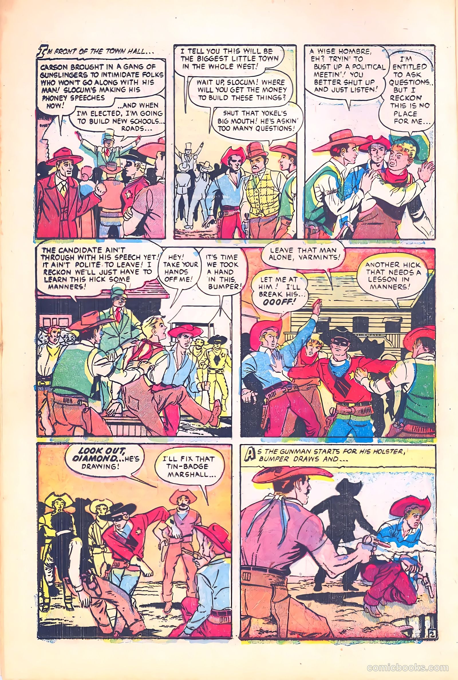 Black Diamond Western #58 (1955) — page 12 of 36